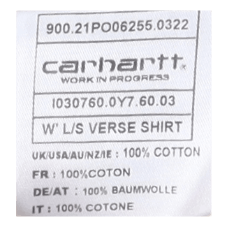 W' L/s Verse Shirt Verse Print, Hamilton Brown