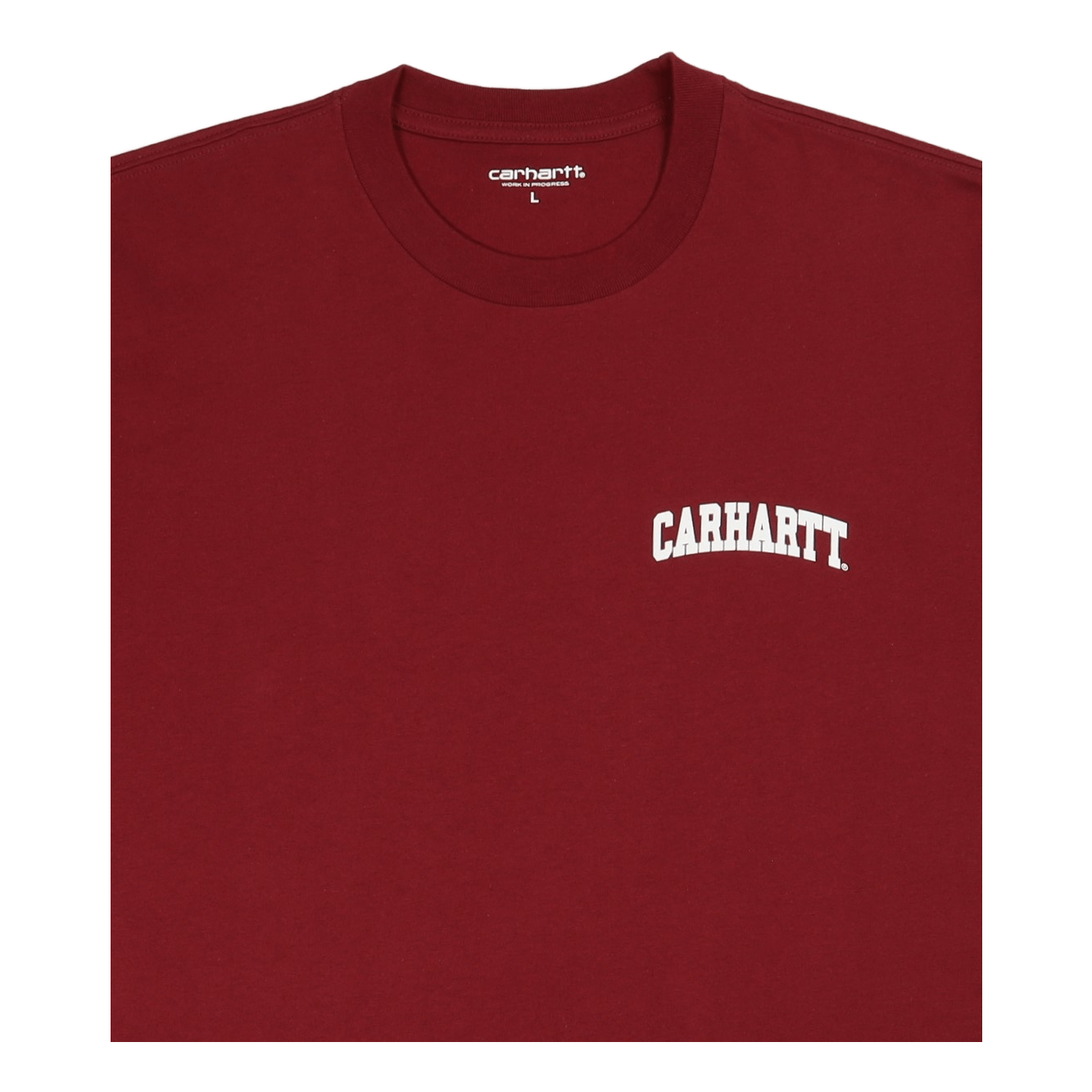 S/s University Script T-shirt Corvina / White