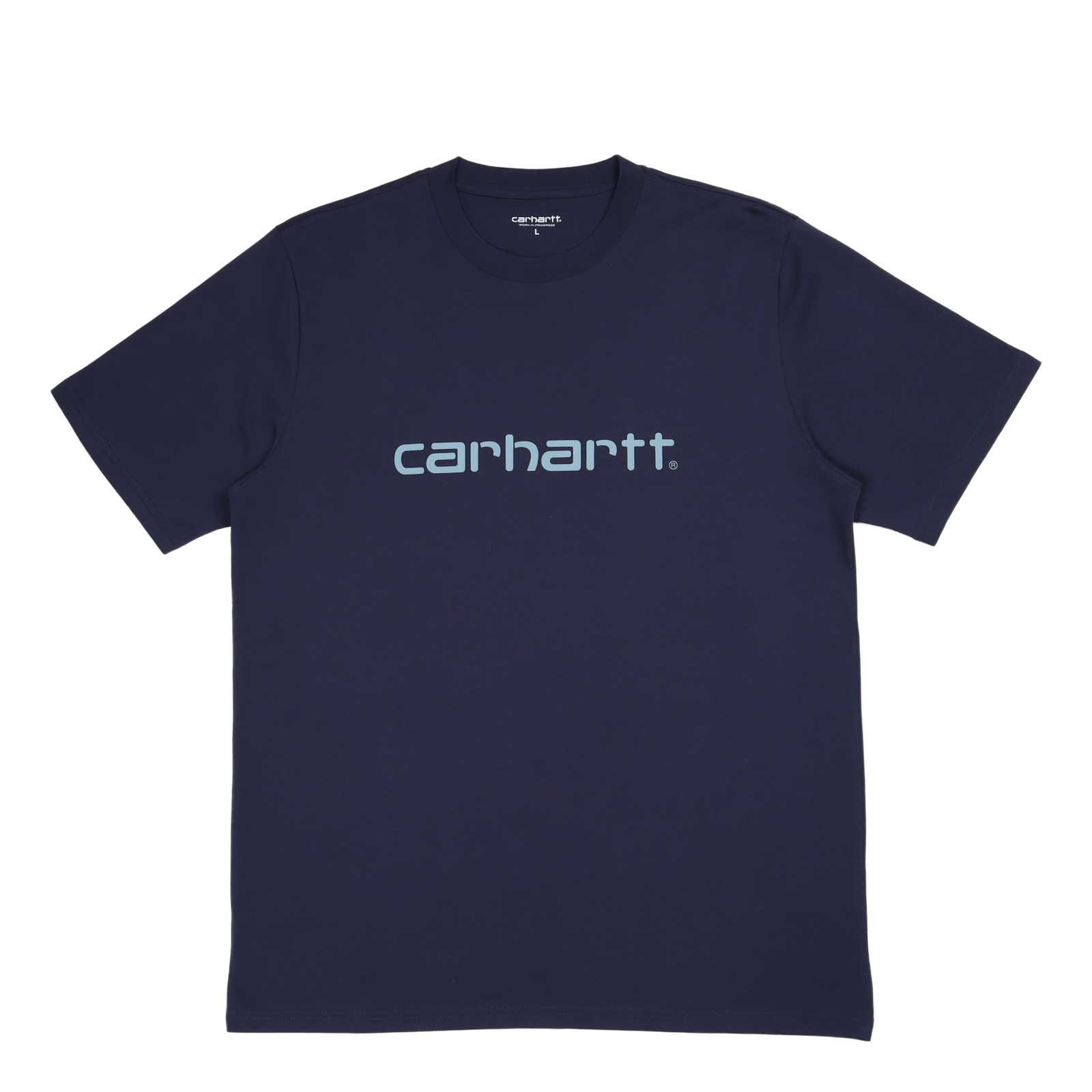 S/s Script T-shirt Enzian / Misty Sky
