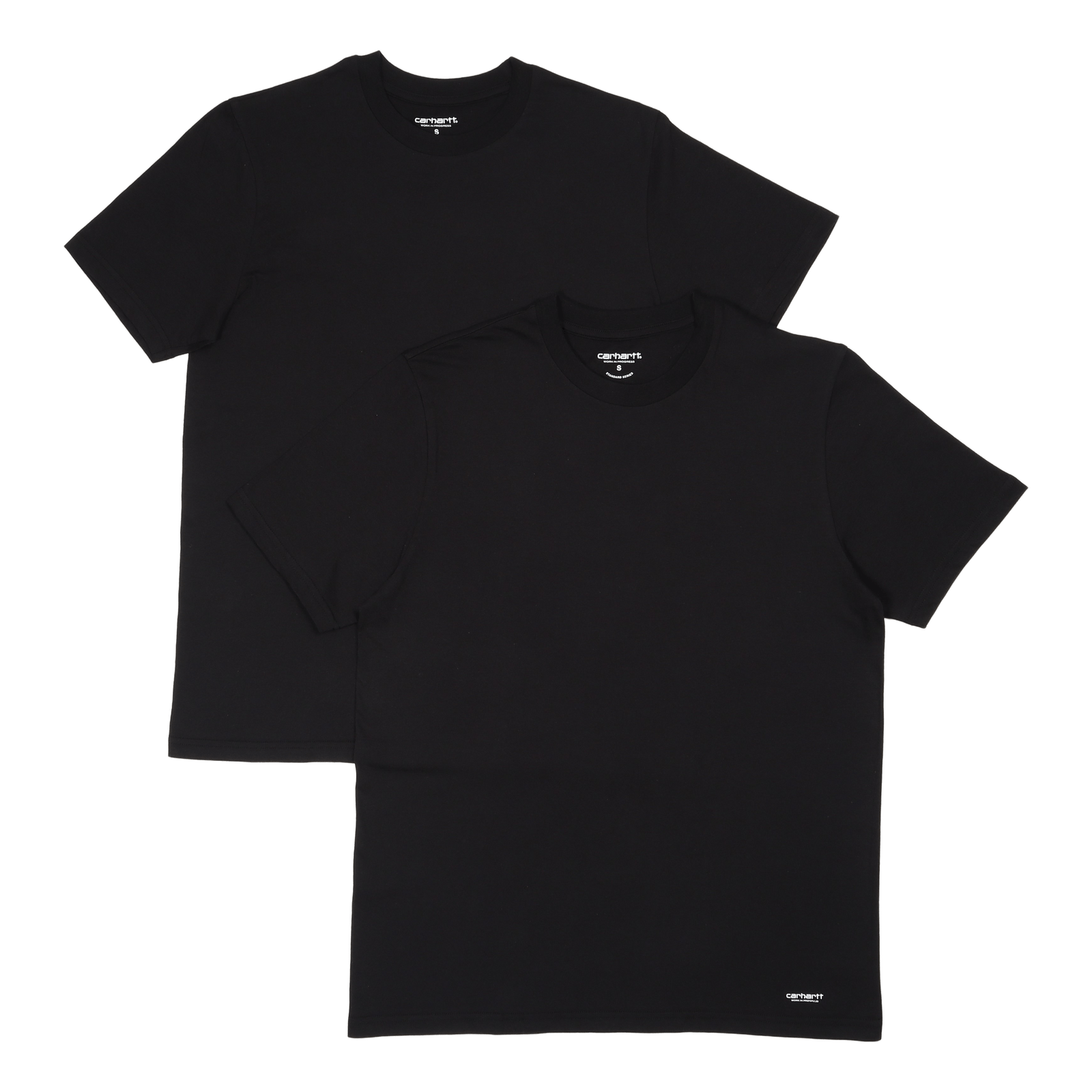 Standard Crew Neck T-shirt Black + Black