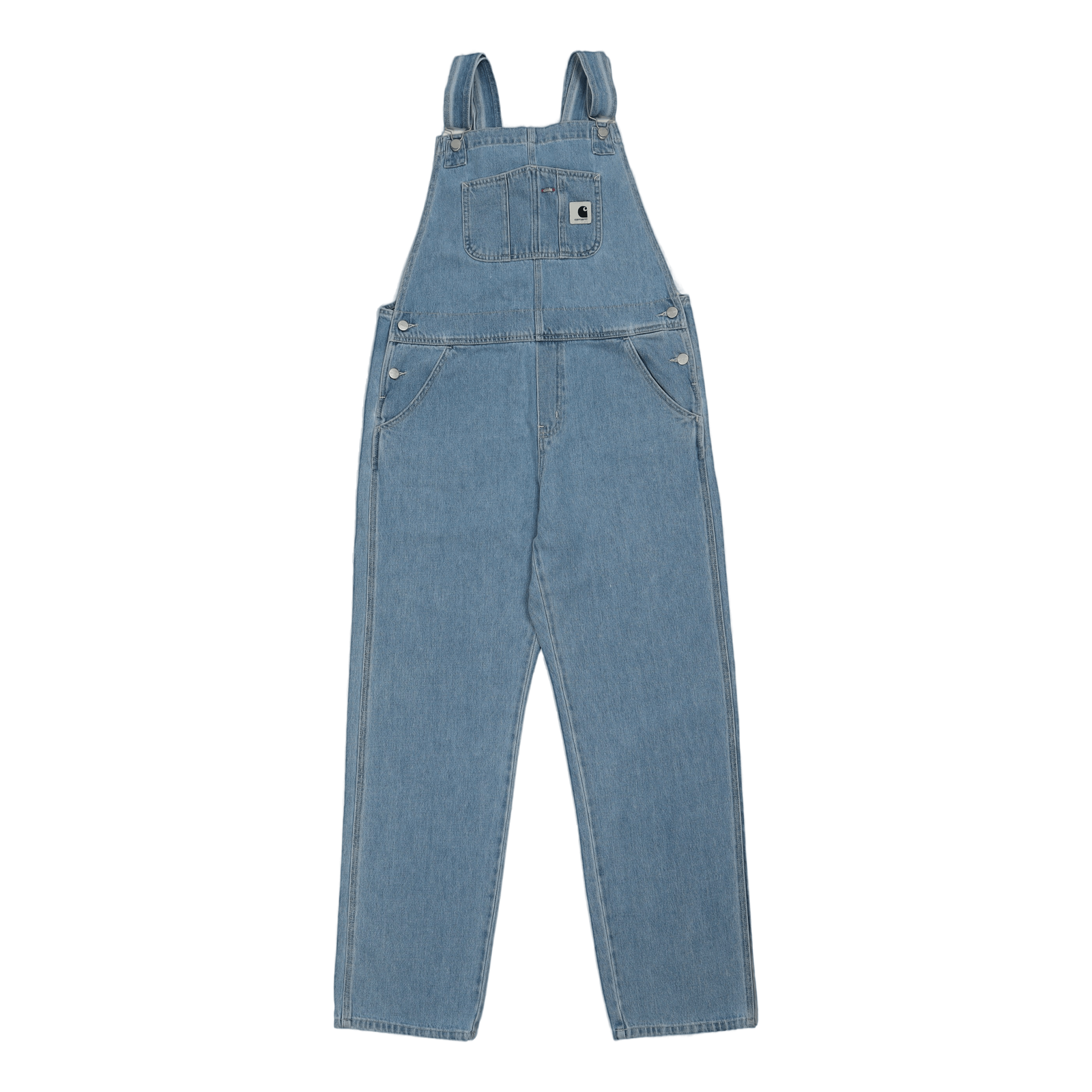 W' Bib Overall Straight Blue
