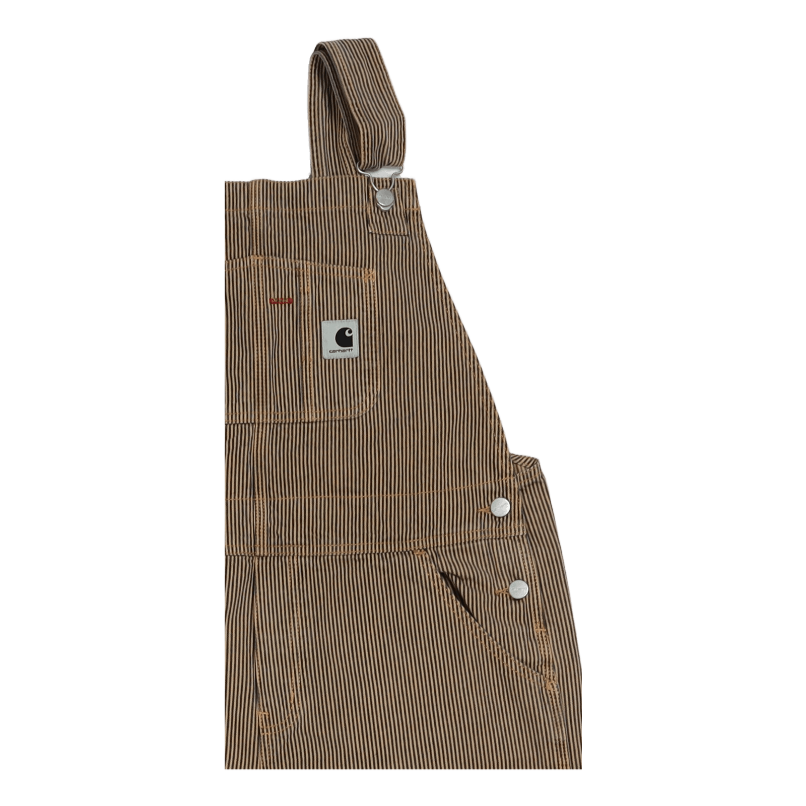 W' Bib Overall Straight Dusty H Brown / Blue