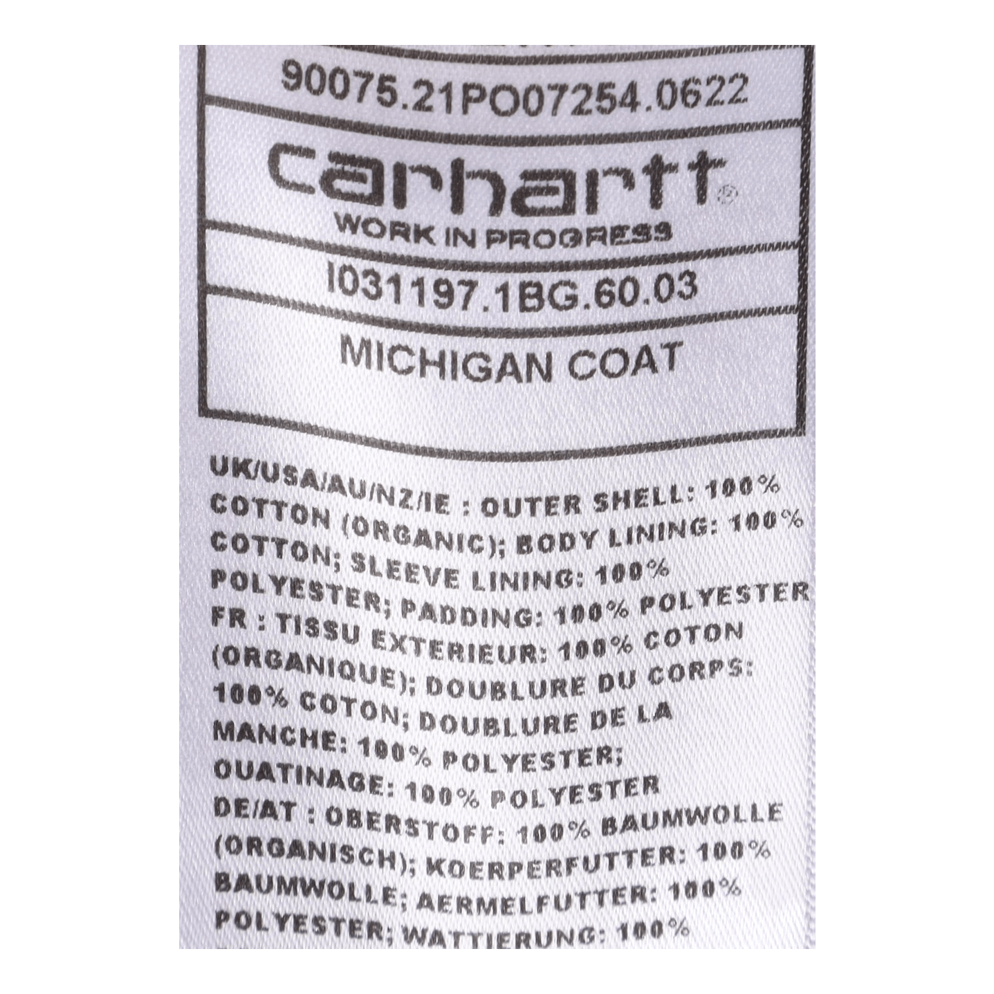 Michigan Coat Dark Navy Multi Verse / Black