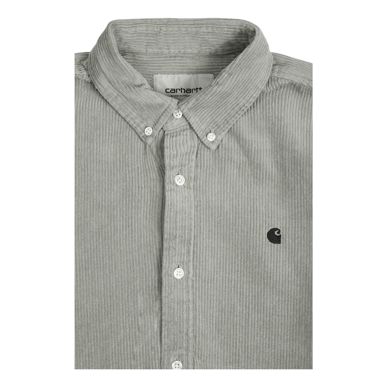 L/s Madison Cord Shirt Misty Sage / Black