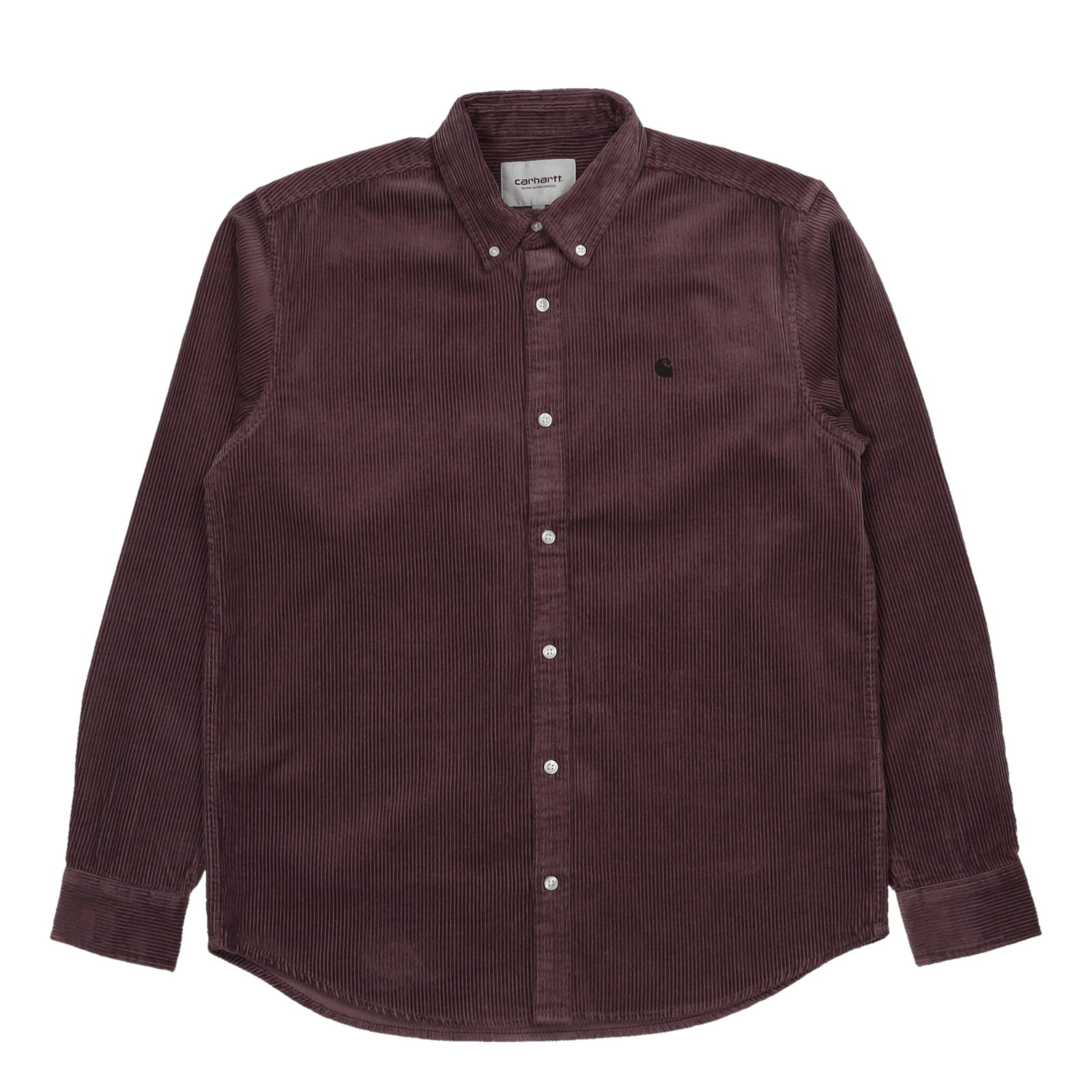 L/s Madison Cord Shirt Misty Thistle / Black