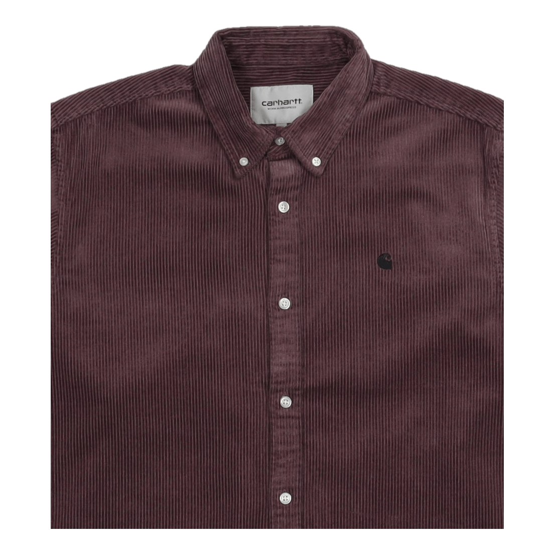 L/s Madison Cord Shirt Misty Thistle / Black