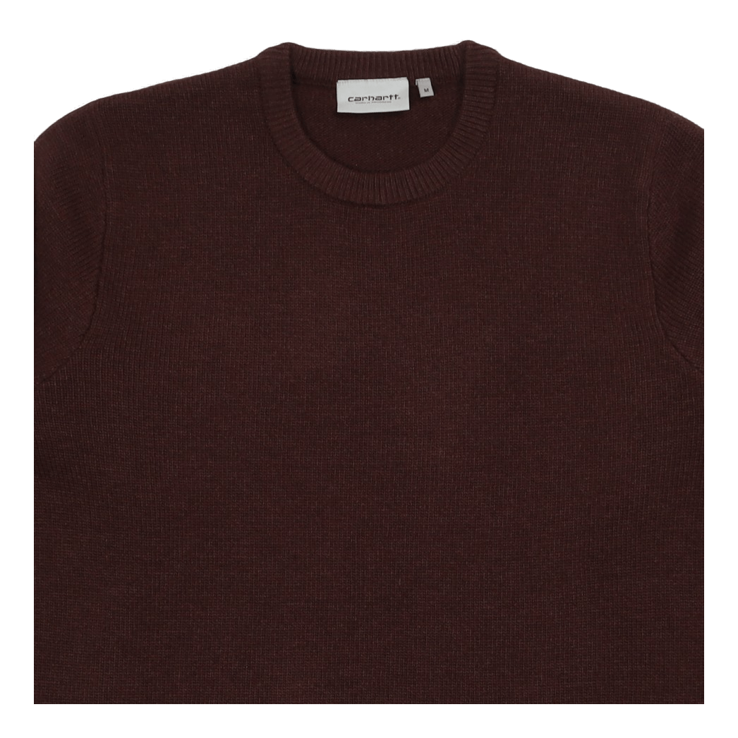 Allen Sweater Dark Umber Heather