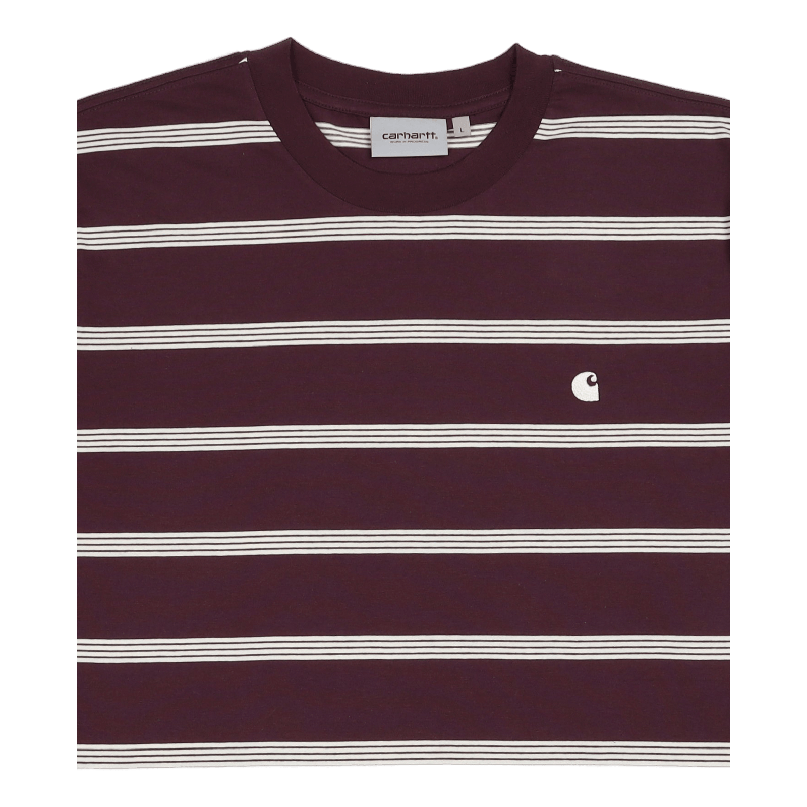 S/s Glover T-shirt Glover Stripe, Dark Plum / Wax