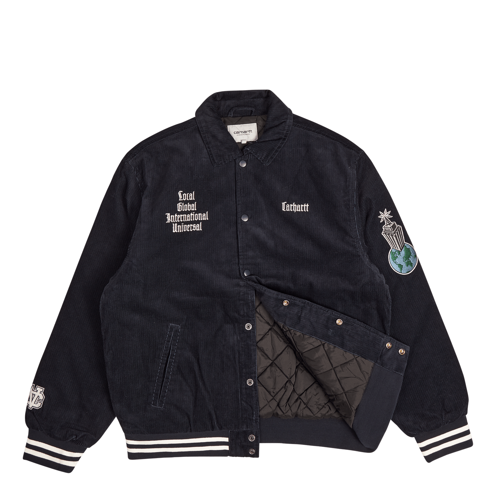 Letterman Jacket Dark Navy / Wax