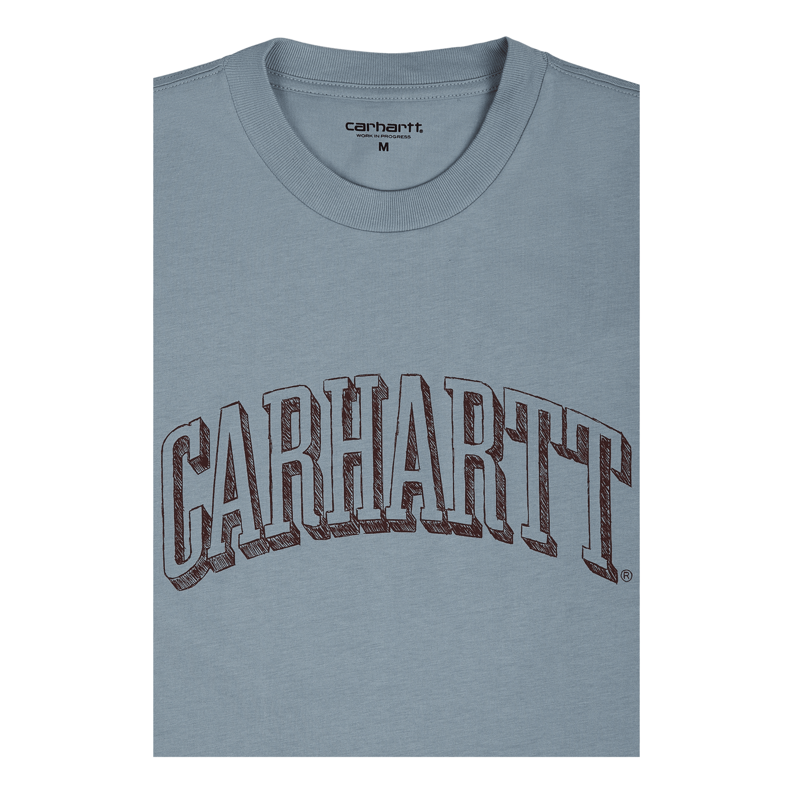 S/s Scrawl Script T-shirt Misty Sky / Corvina