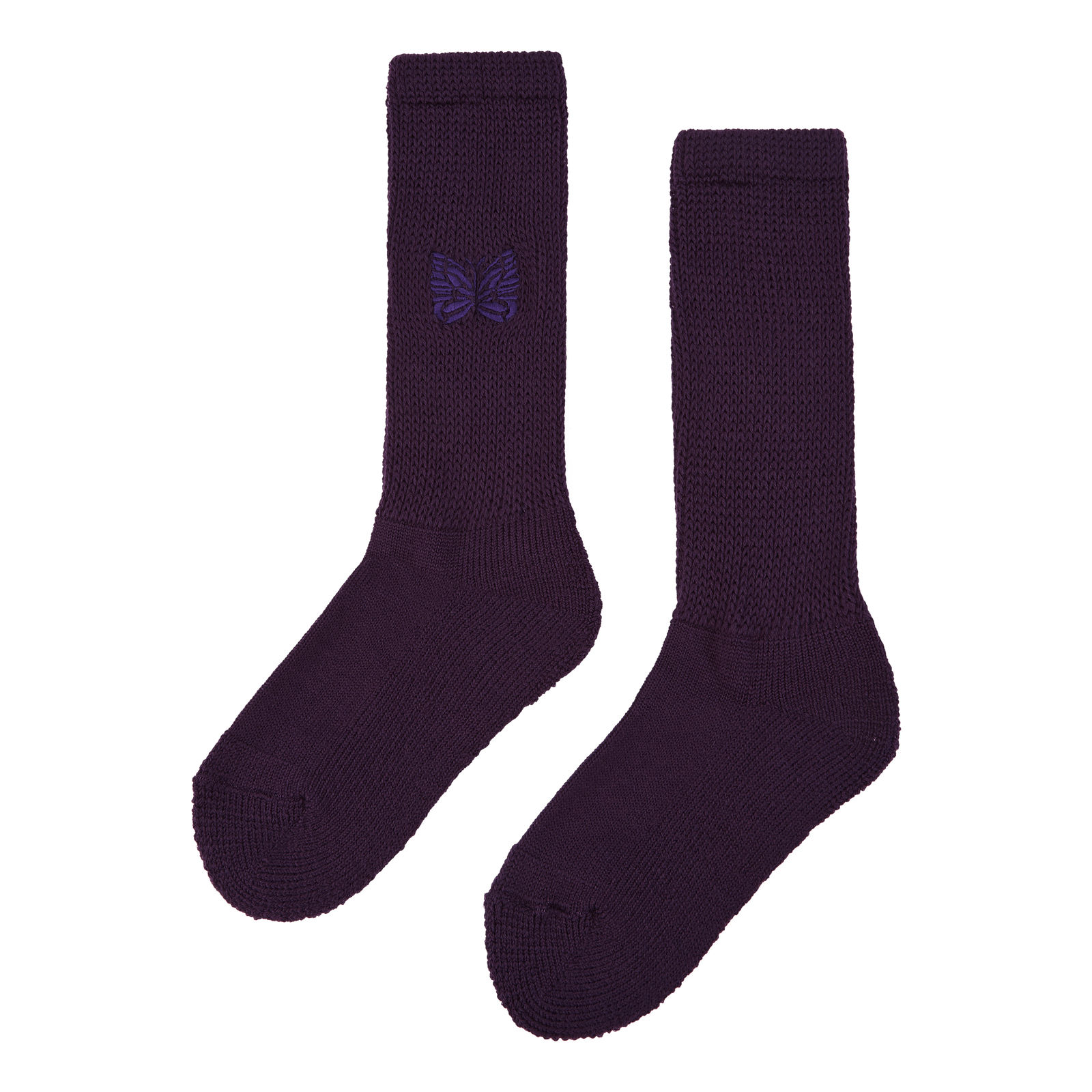 Pile Socks - Merino Wool Purple