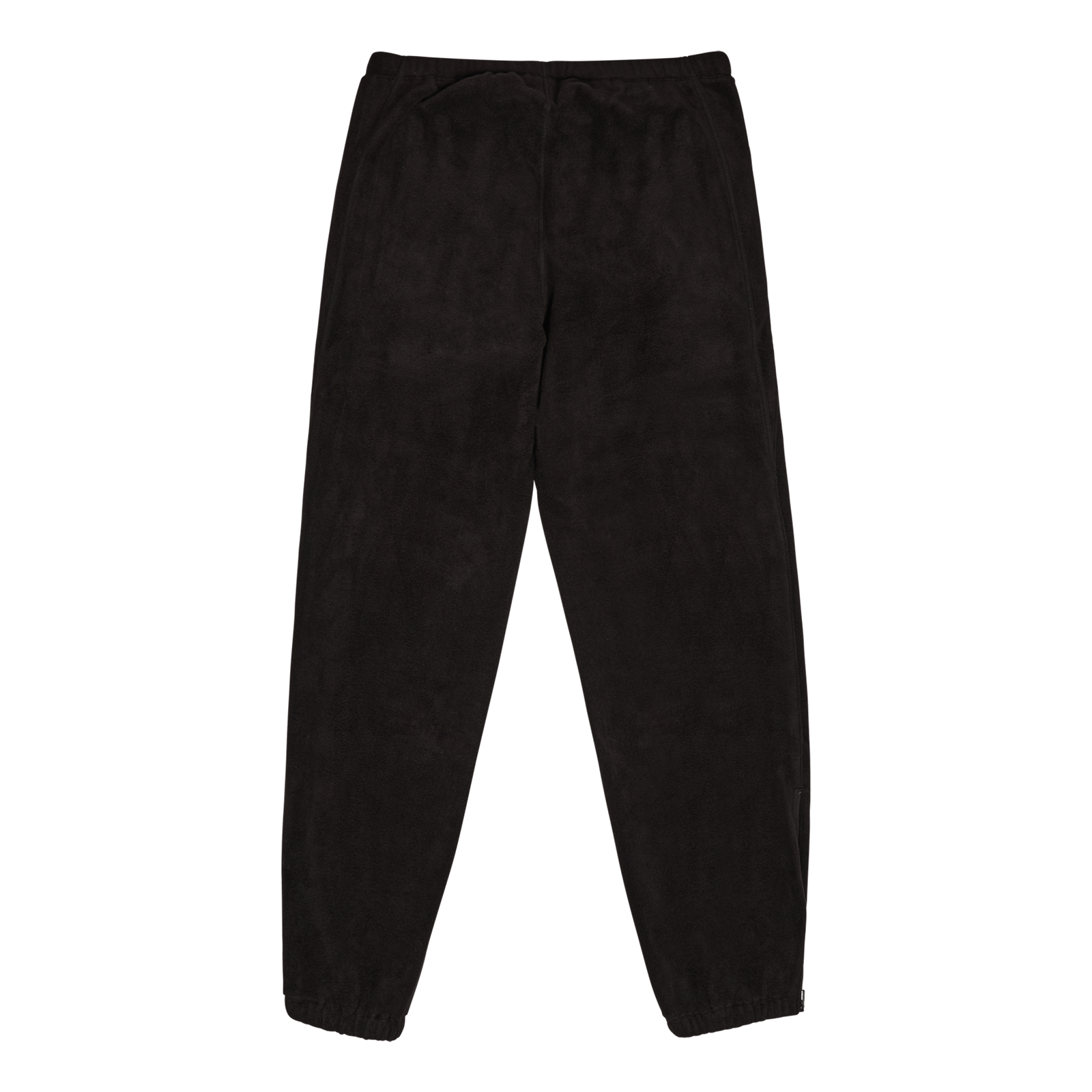 Zipped Sweat Pant - Poly Fleec Black