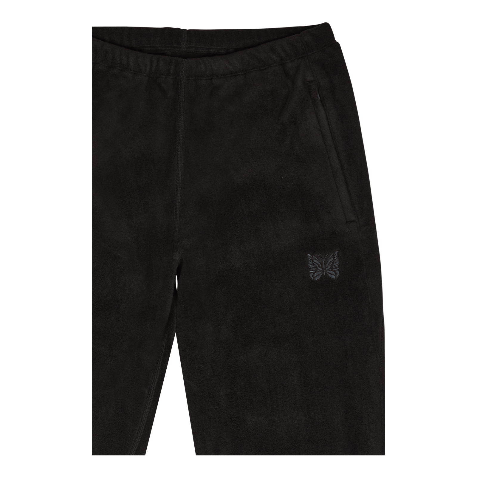 Zipped Sweat Pant - Poly Fleec Black