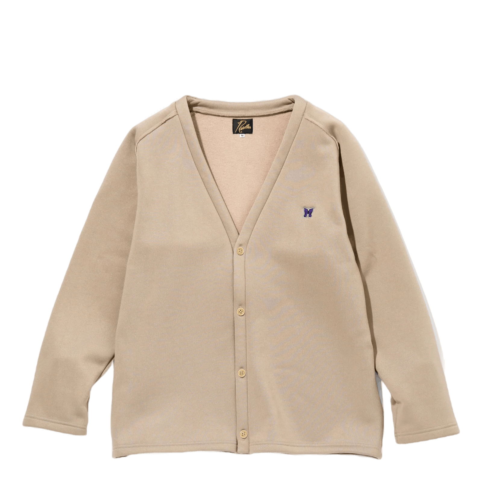 V Neck Cardigan - Pe/c Lined F Khaki