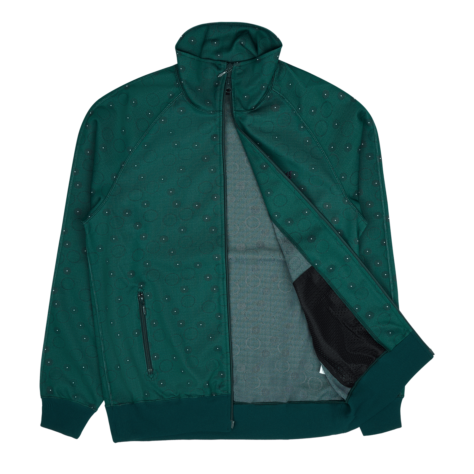 Track Jacket - Poly Jq. Green