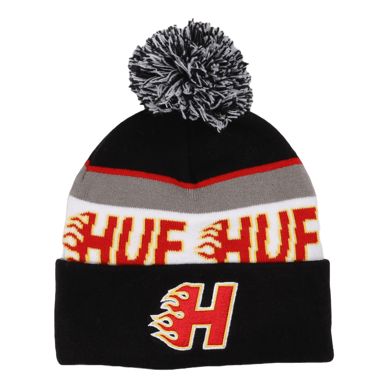 Enforcer Pom Beanie Black