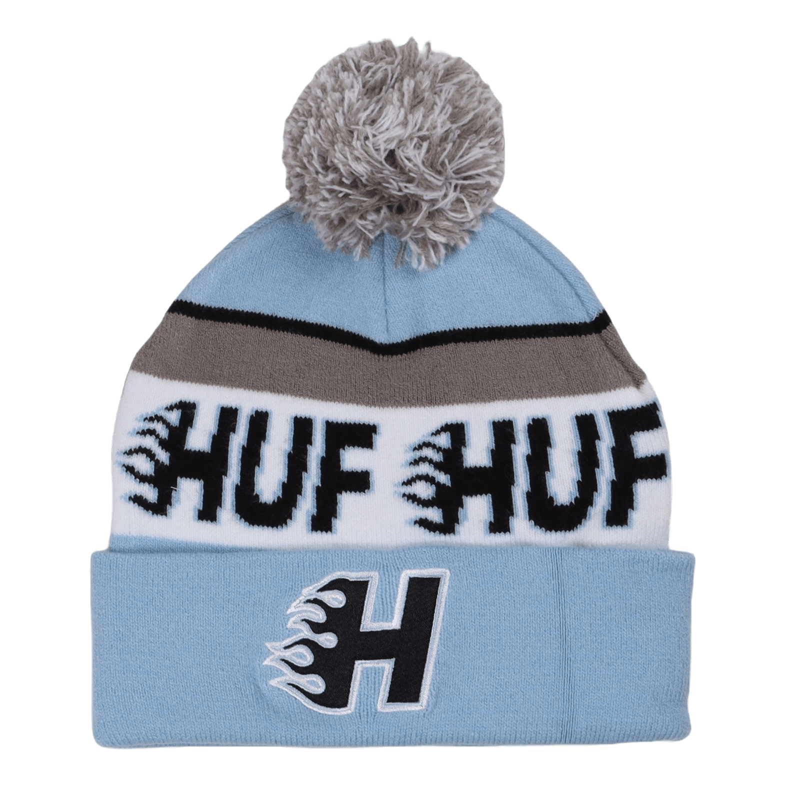 Enforcer Pom Beanie Lblue
