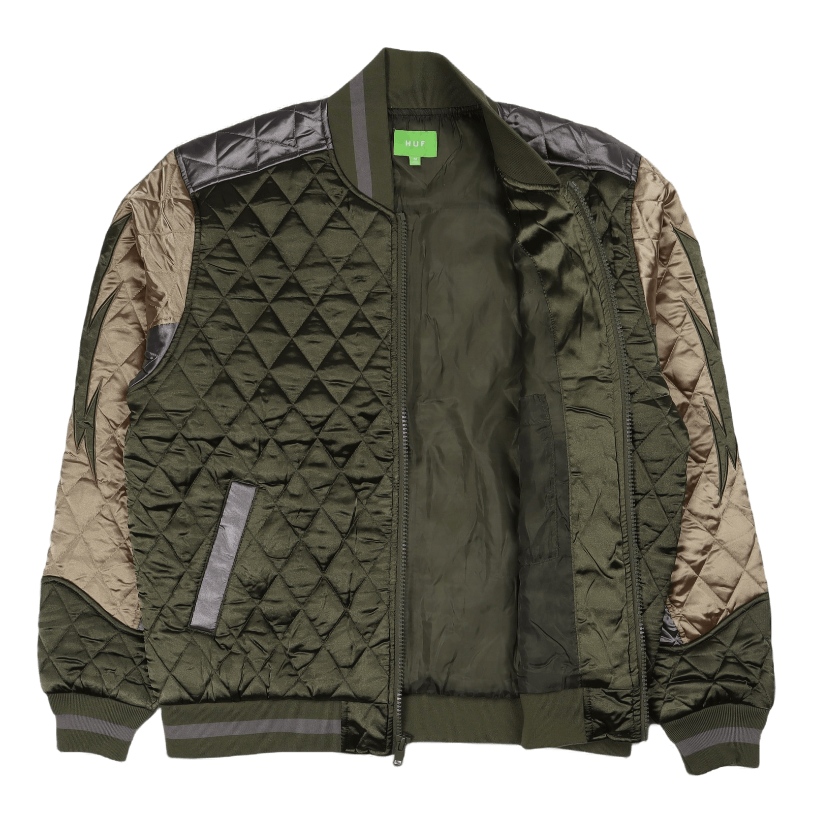 Lightining Bomber Jacket Olive