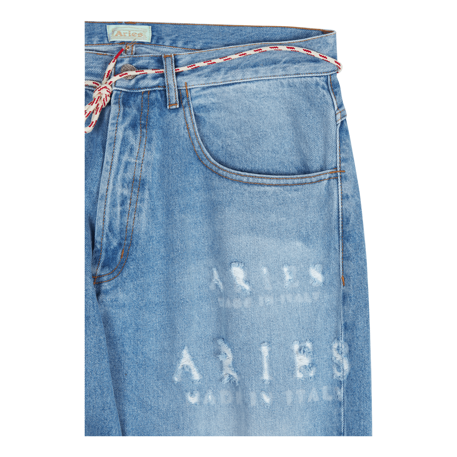 Destroyed Batten Jean Blue