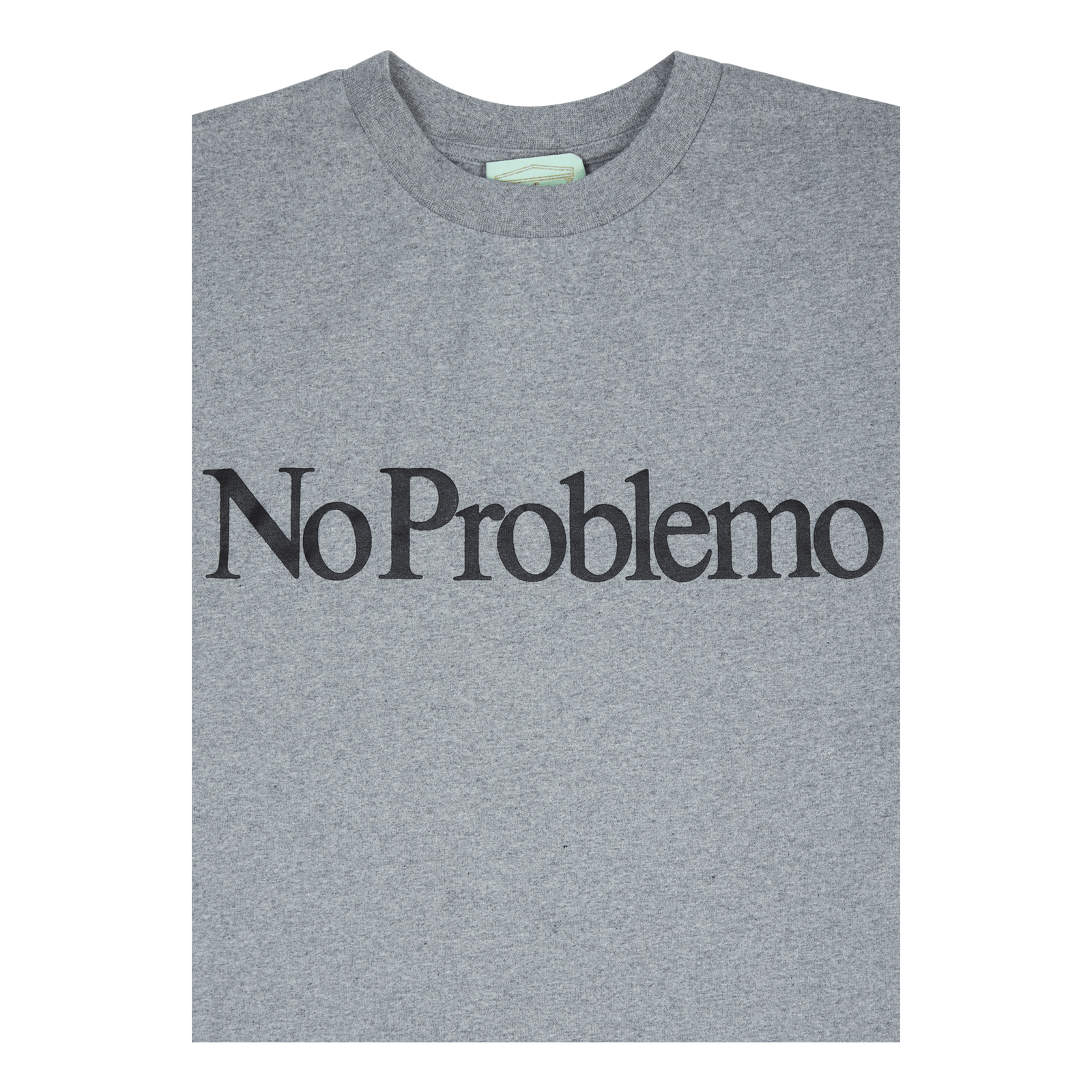 No Problemo Ss Tee Grey Marl