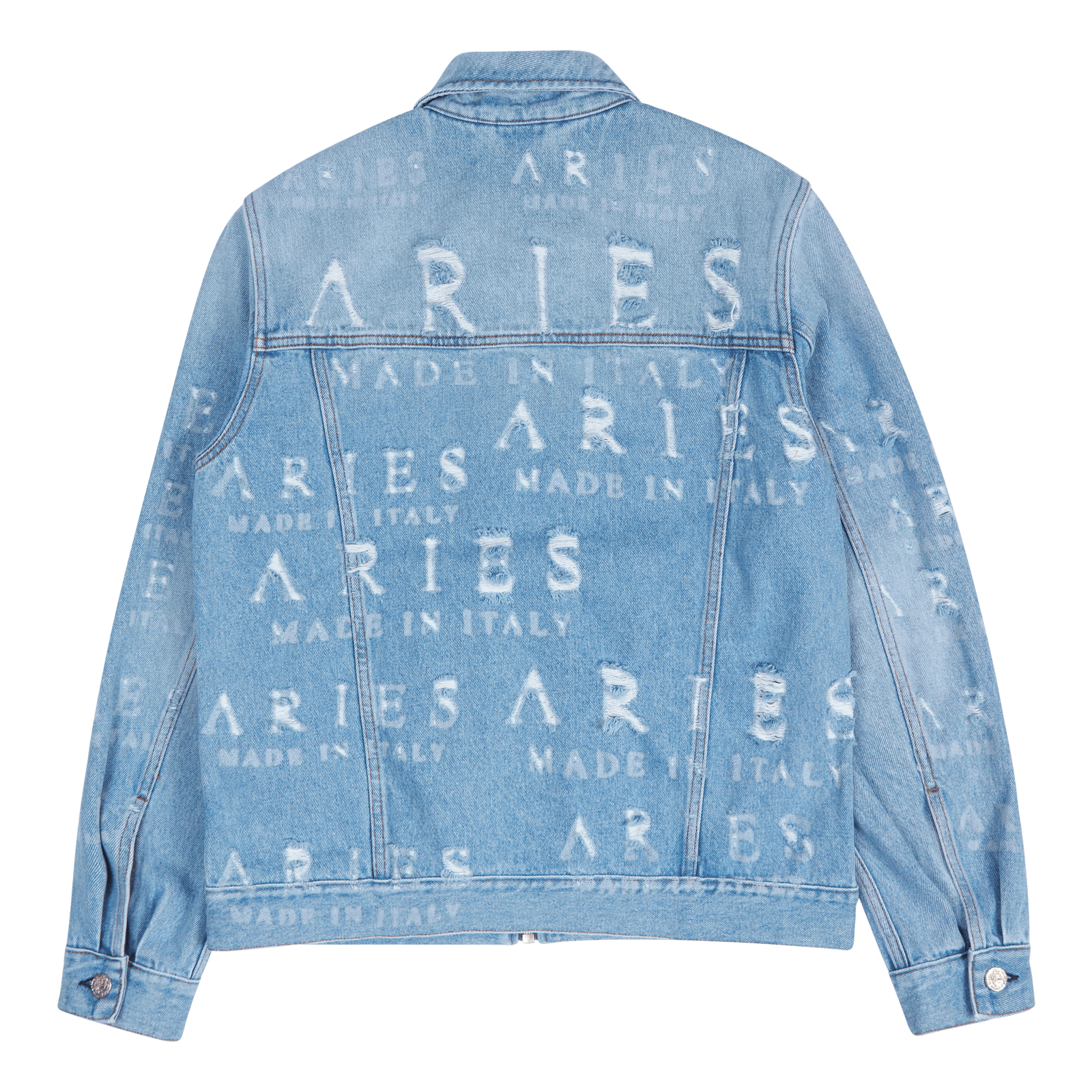 Destroyed Jean Jacket Blue