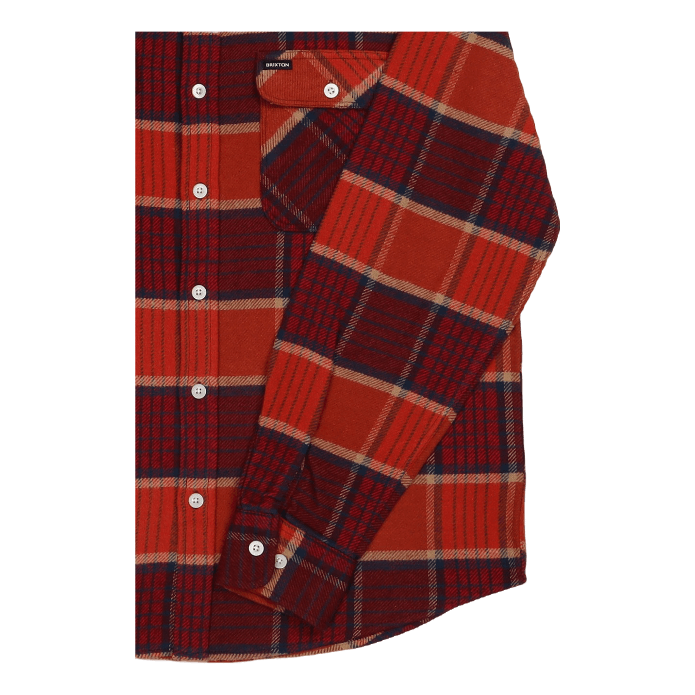 Bowery L/s Flannel Mahogany/burnt Henna/mars Red