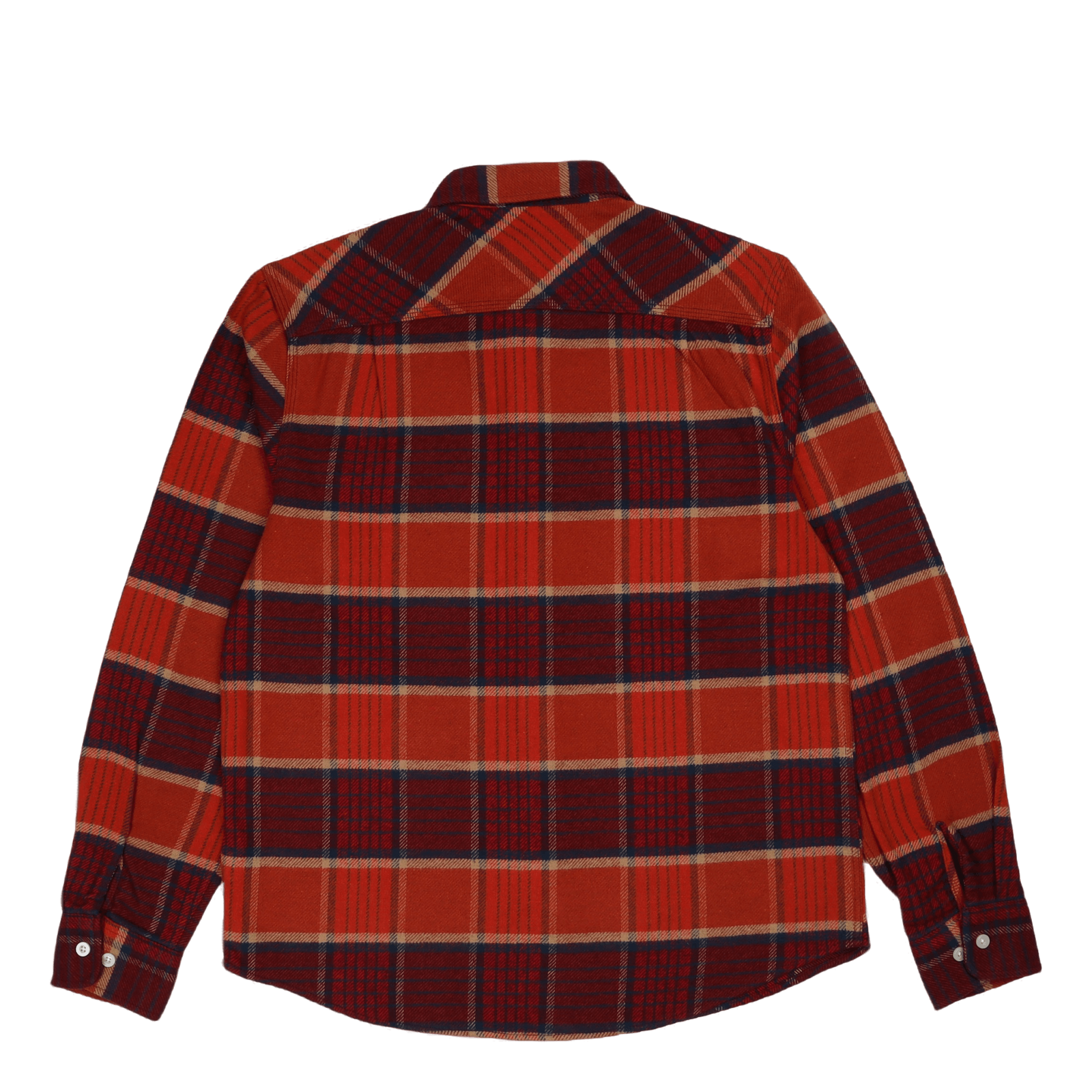 Bowery L/s Flannel Mahogany/burnt Henna/mars Red