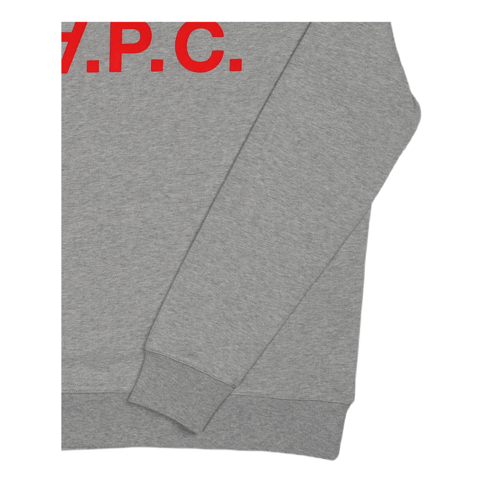 Sweat Vpc H Neon Rouge Gris Chine