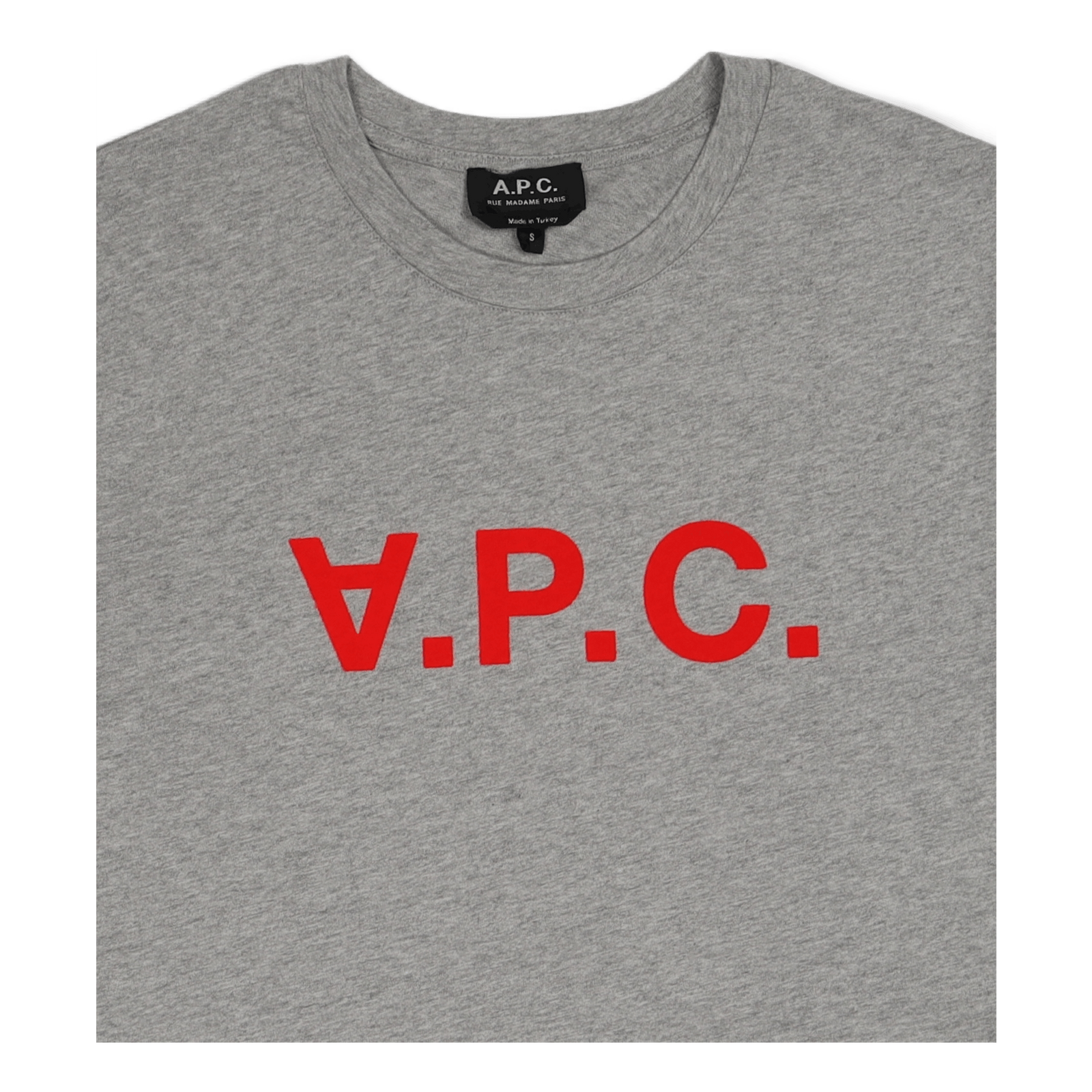 T-shirt Vpc H Neon Rouge Gris Clair Chine