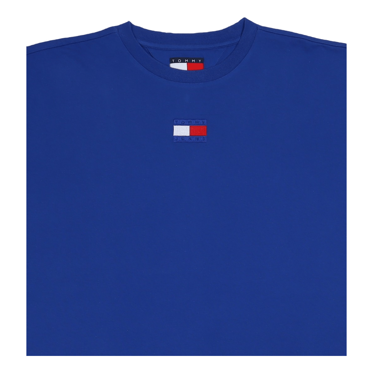 Tjcu Split Hem Flag Tee Cobalt