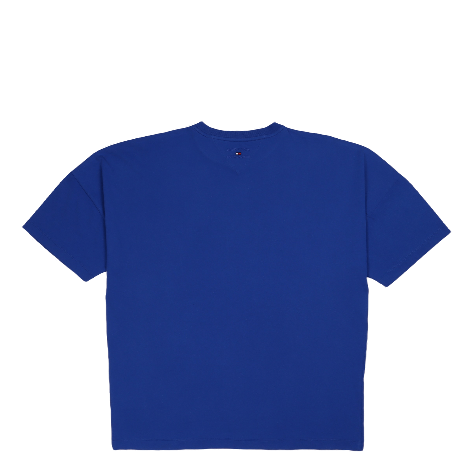 Tjcu Split Hem Flag Tee Cobalt
