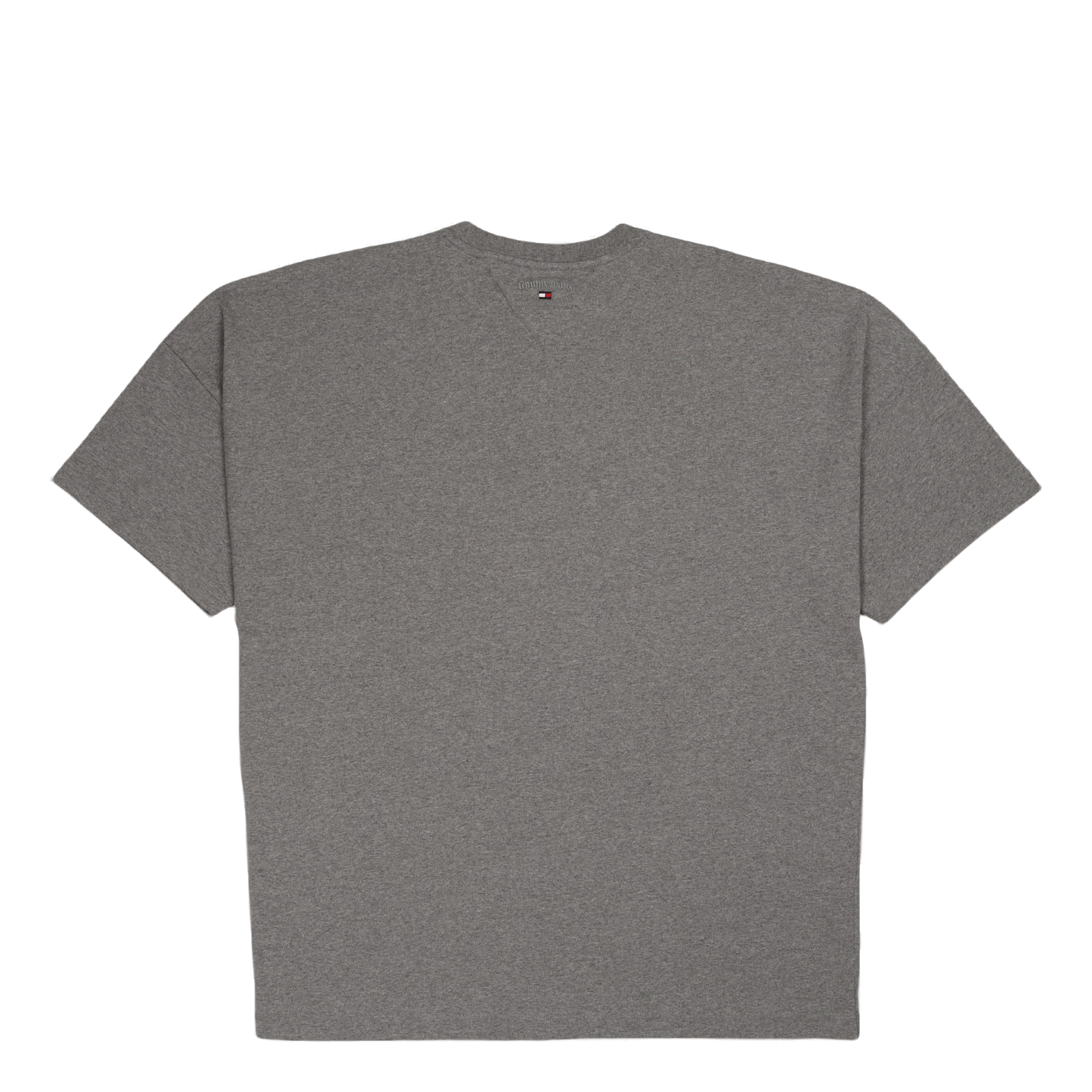 Tjcu Split Hem Flag Tee Mid Grey Heather
