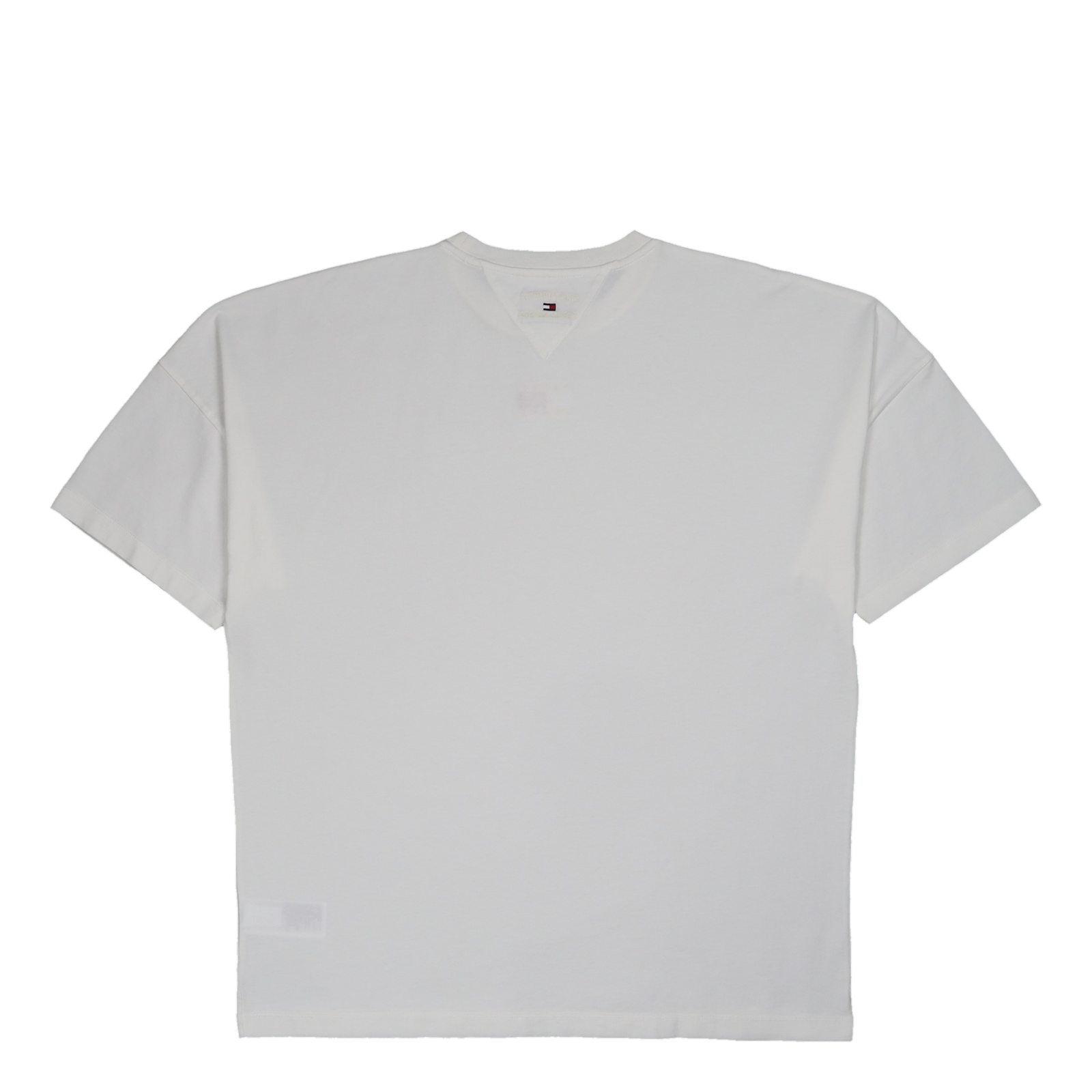 Tjcu Split Hem Flag Tee Ancient White
