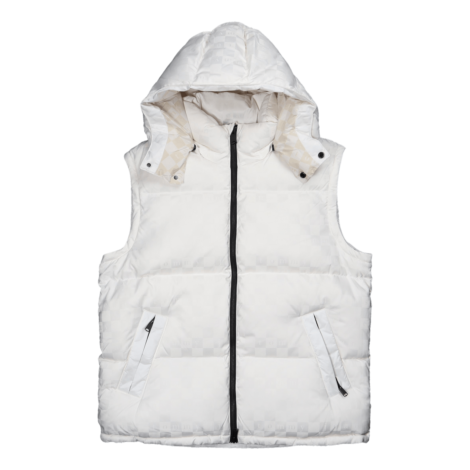 Tjcu Monogram Puffer Jacket Ancient White