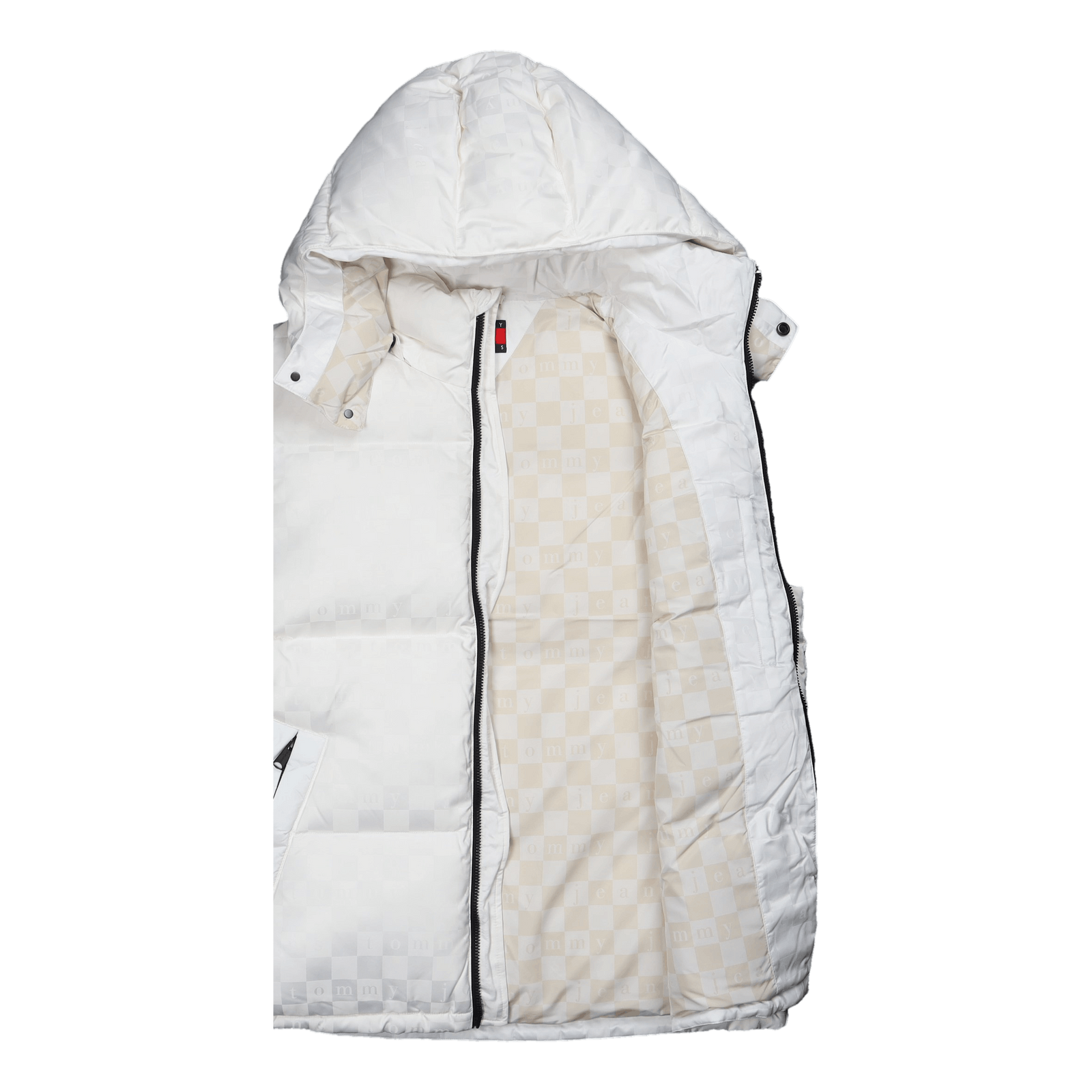 Tjcu Monogram Puffer Jacket Ancient White