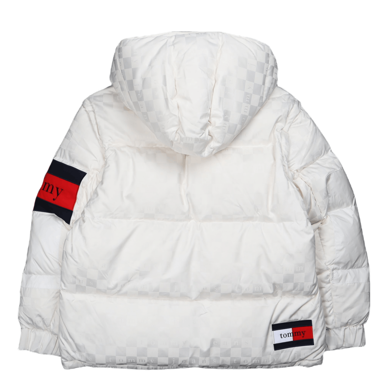 Tjcu Monogram Puffer Jacket Ancient White