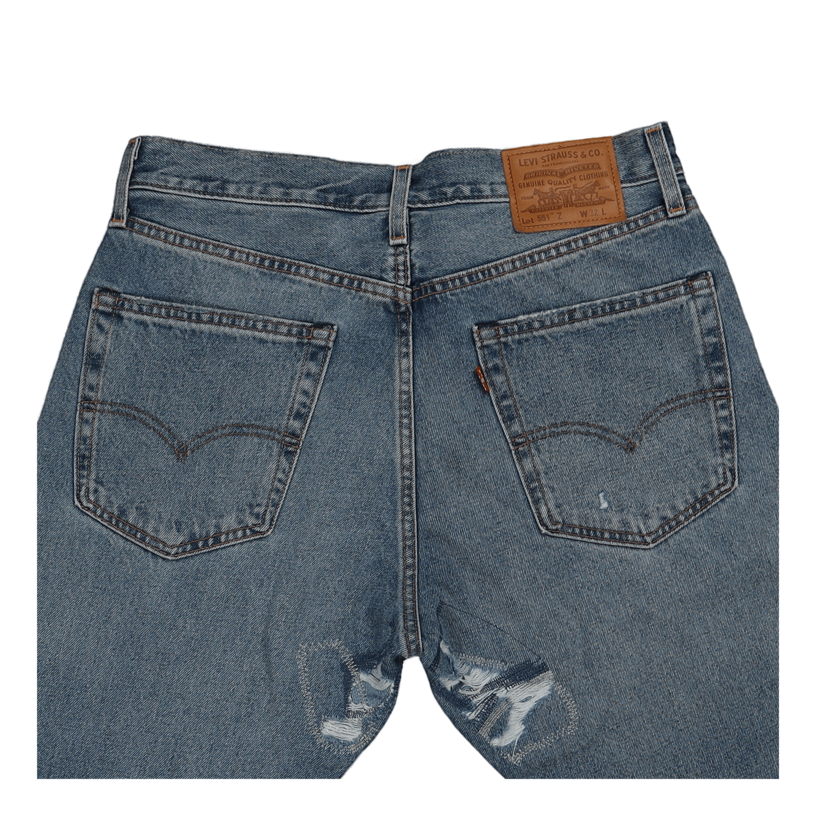 551z Straight Crop Light Indigo