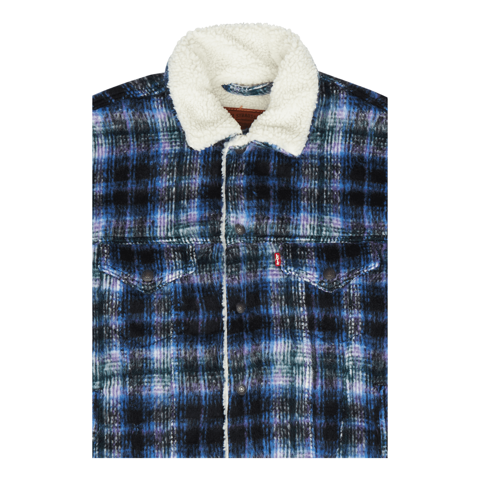 Vtg Fit Sherpa Trucker Jack