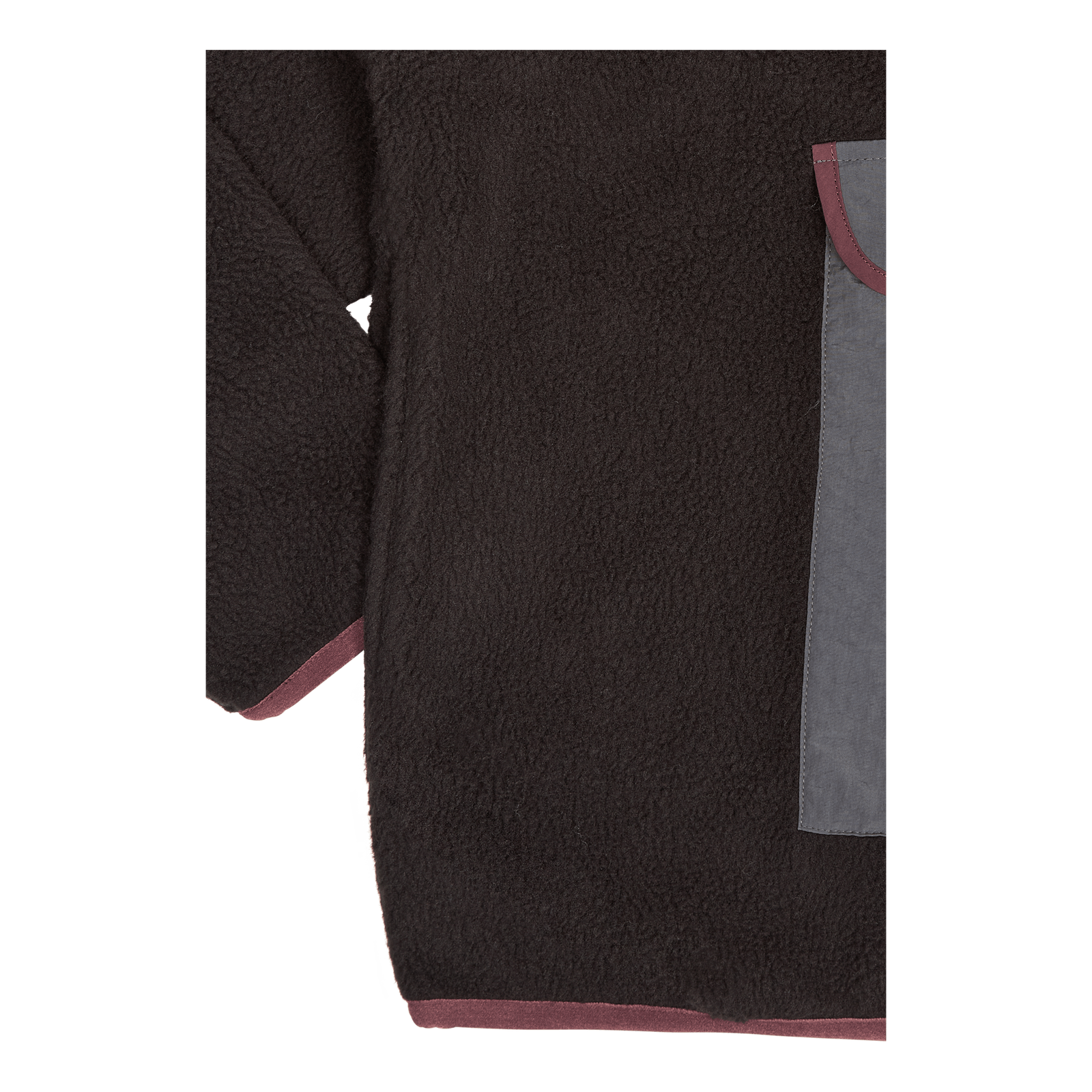 Polar Fleece Mock Neck Black