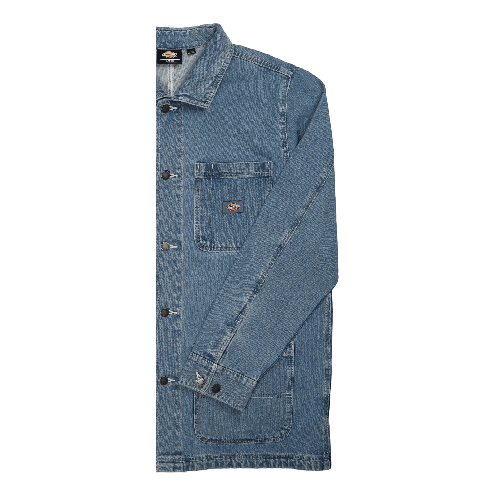 Dickies Denim Chore Coat Light Wash