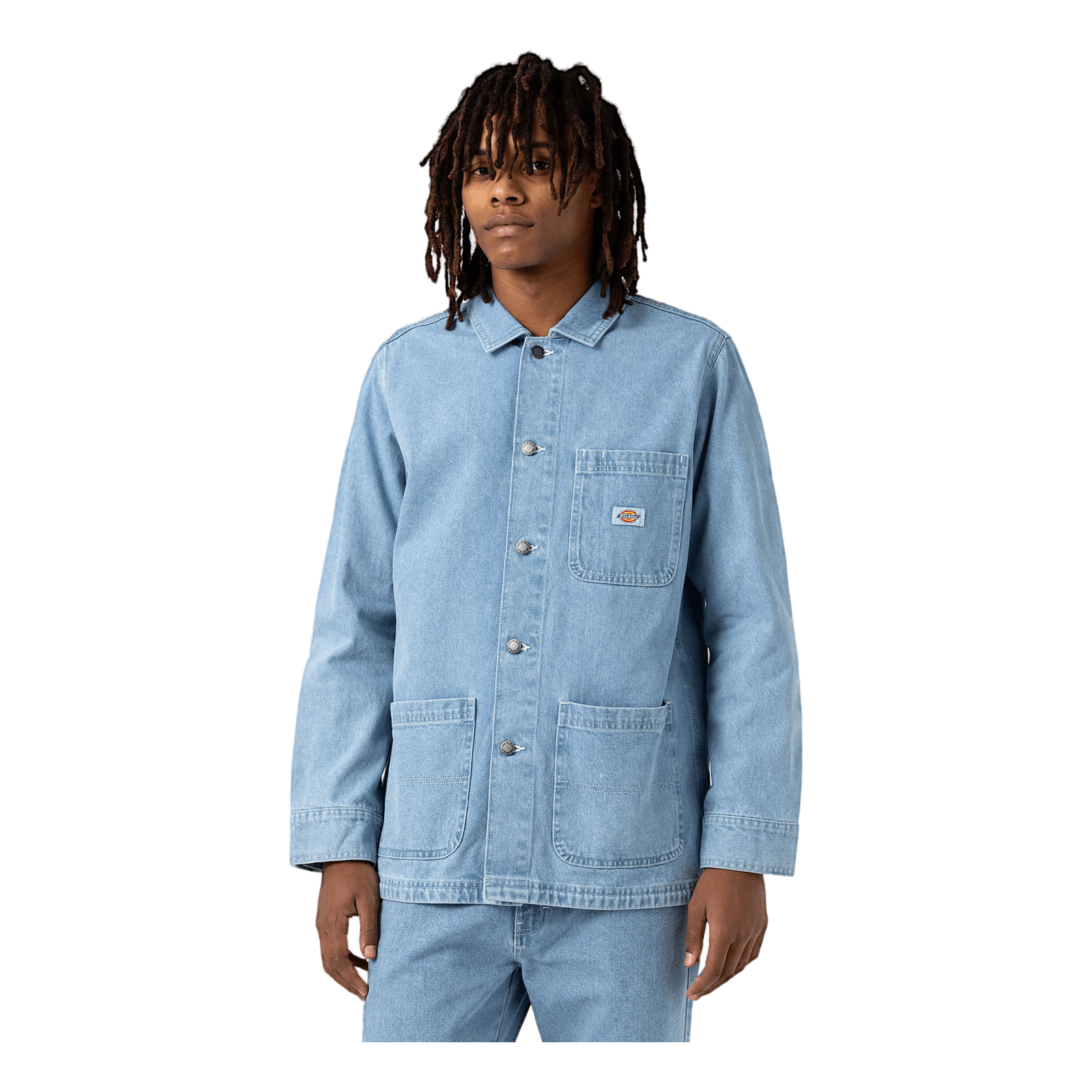 Dickies Denim Chore Coat Light Wash