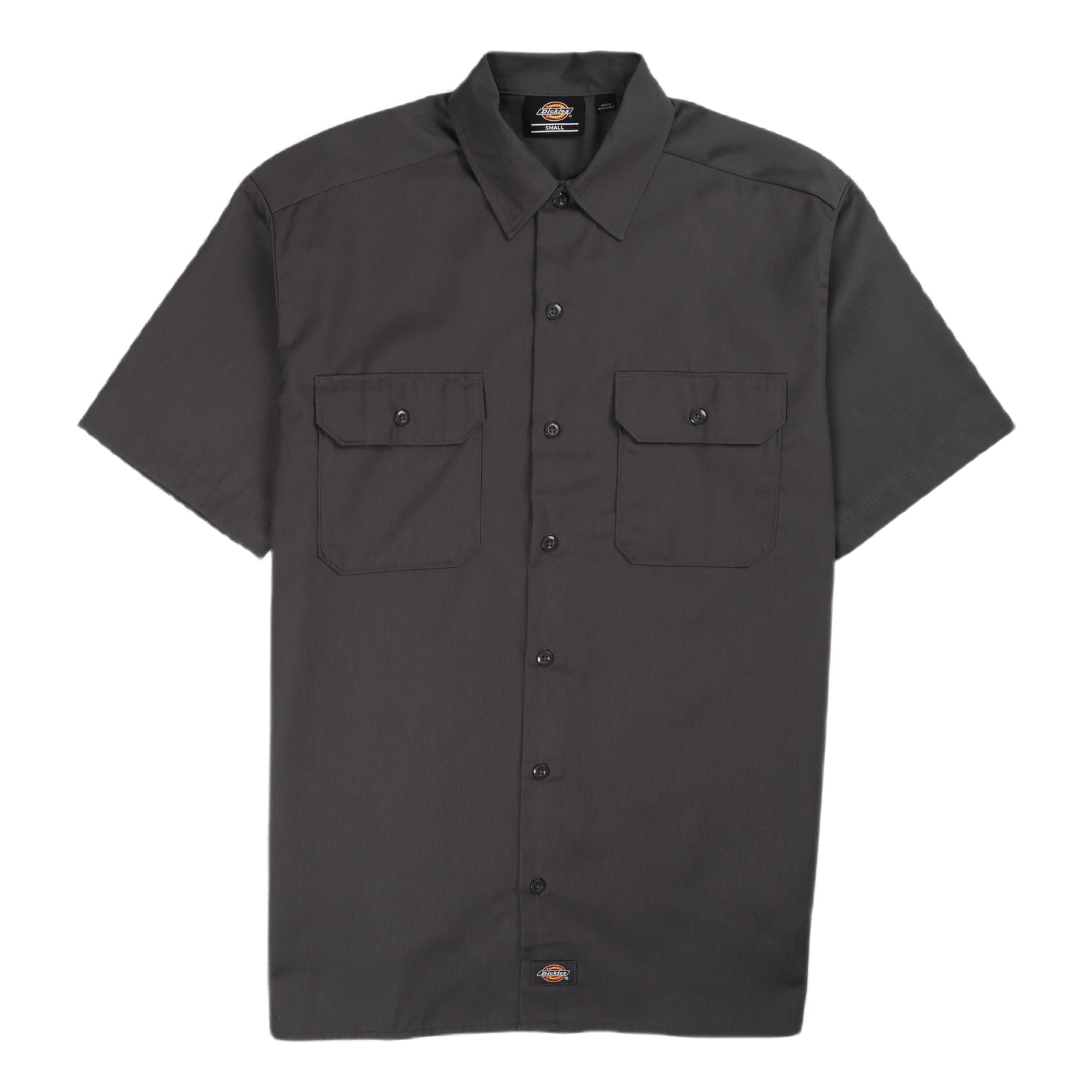 Work Shirt Ss Rec Charcoal Grey