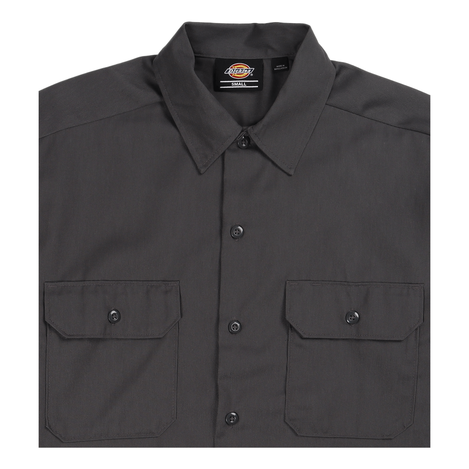 Work Shirt Ss Rec Charcoal Grey