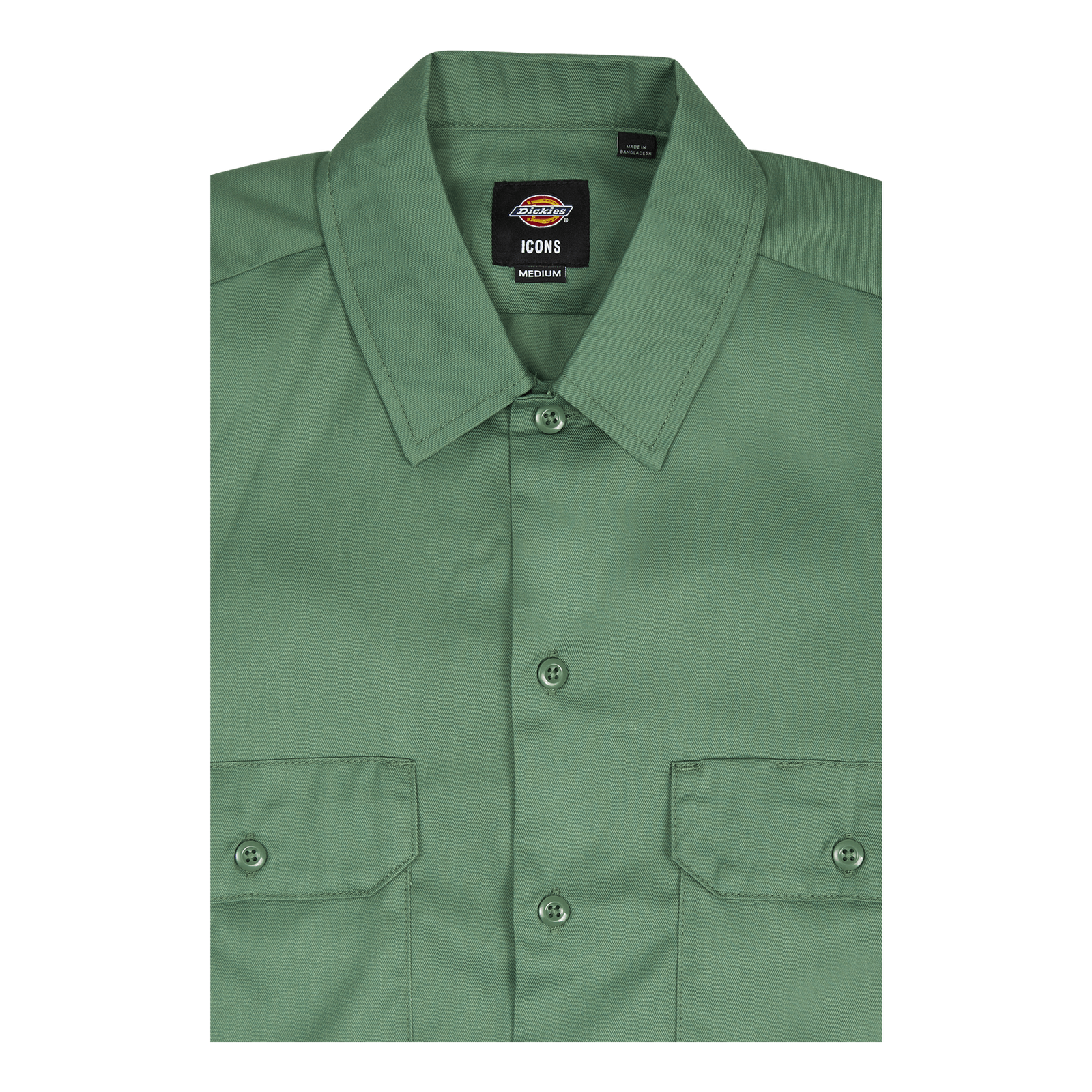 Work Shirt Ss Rec Dark Ivy