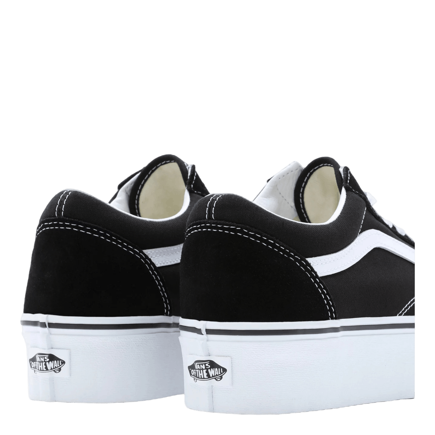 Ua Old Skool Stackform Suede/canvas Black/true White