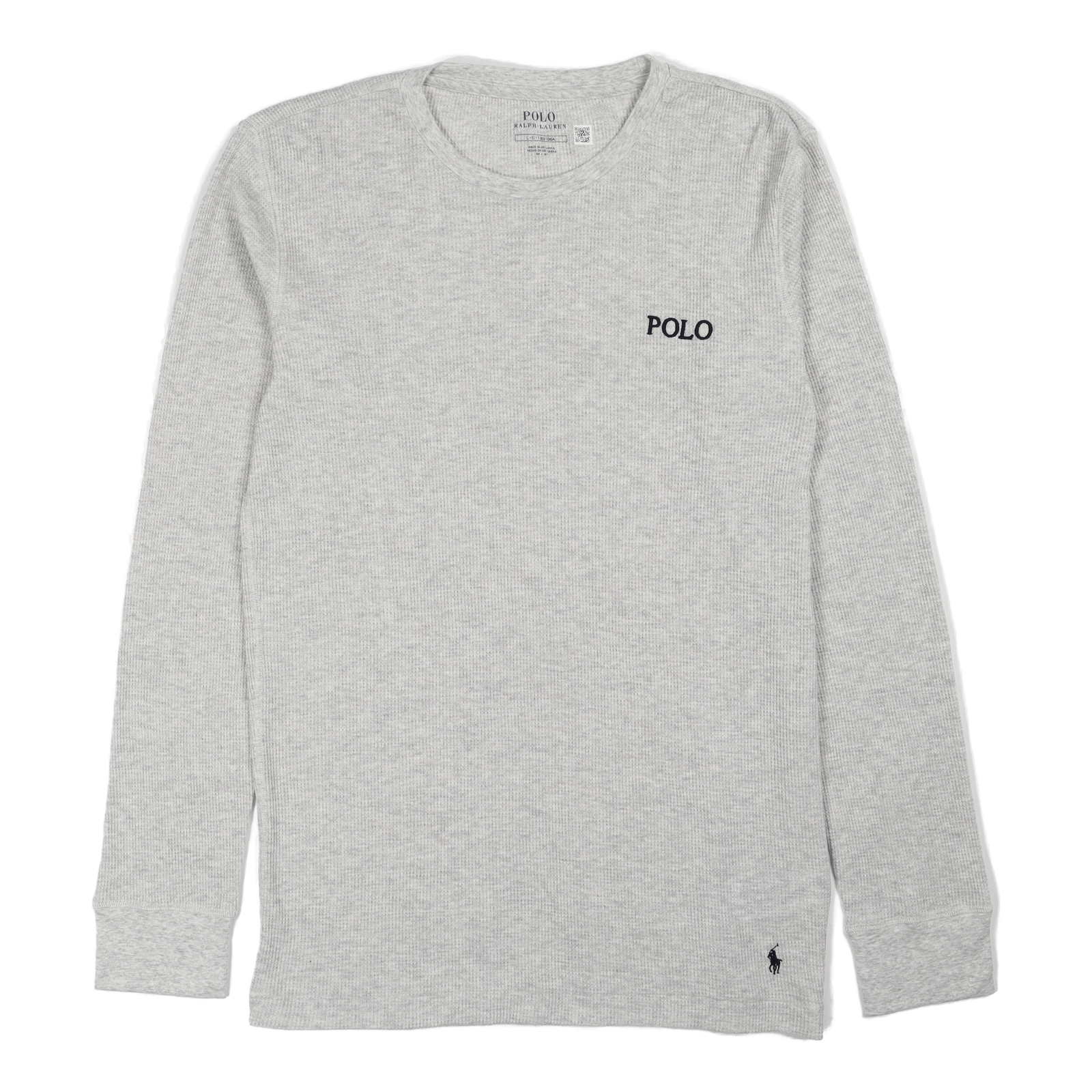 Waffle-Knit Sleep Shirt English Heather