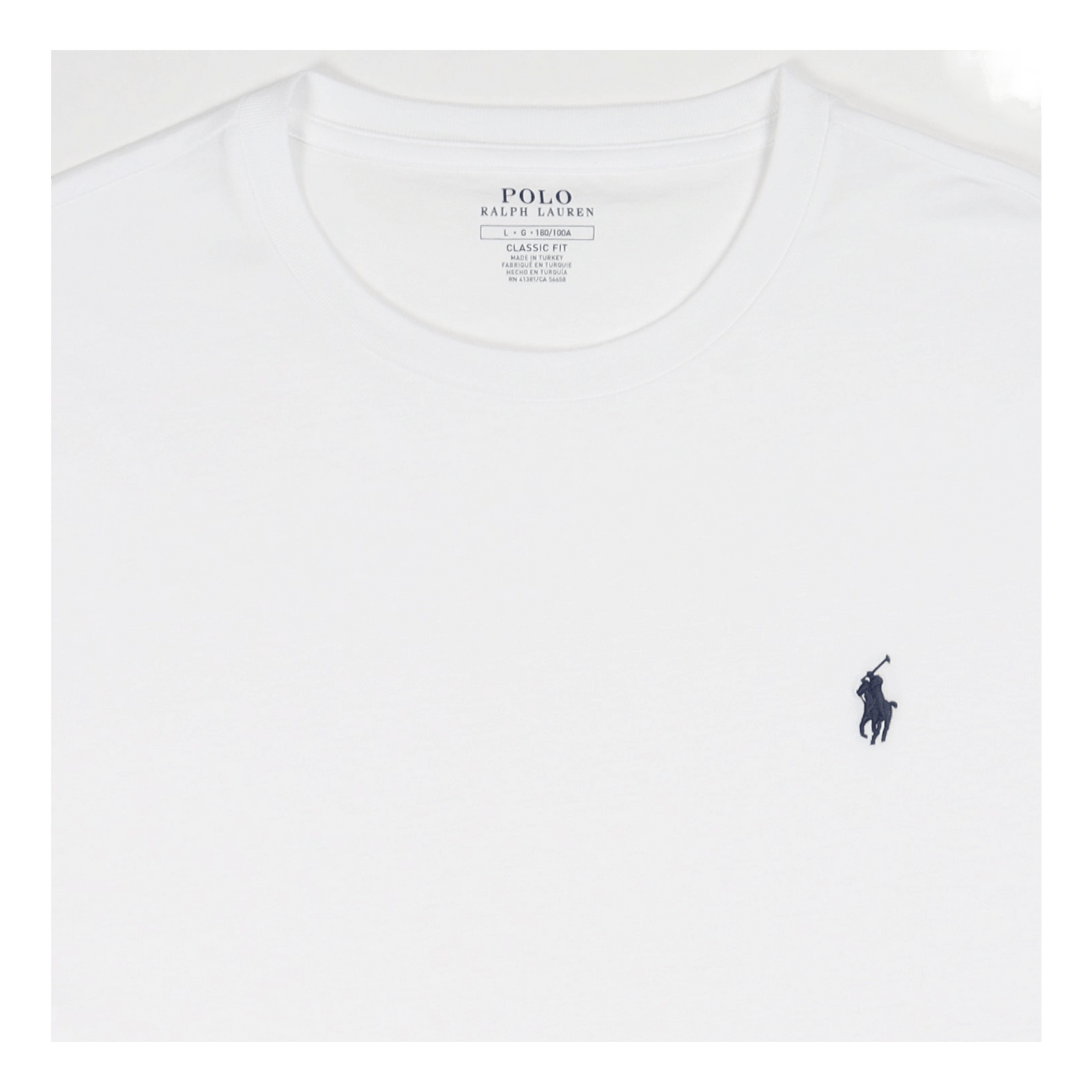 Classic Fit Jersey Long-Sleeve T-Shirt White