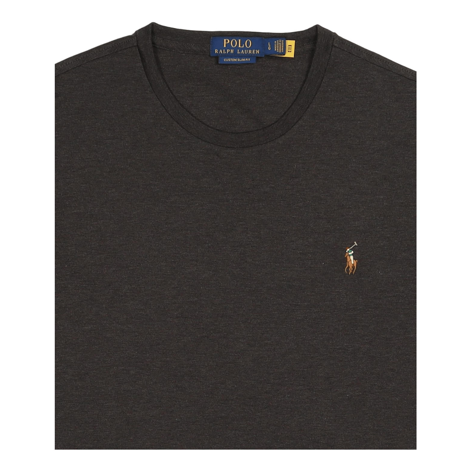 Custom Slim Fit Soft Cotton T-Shirt Dark Charcoal Heather