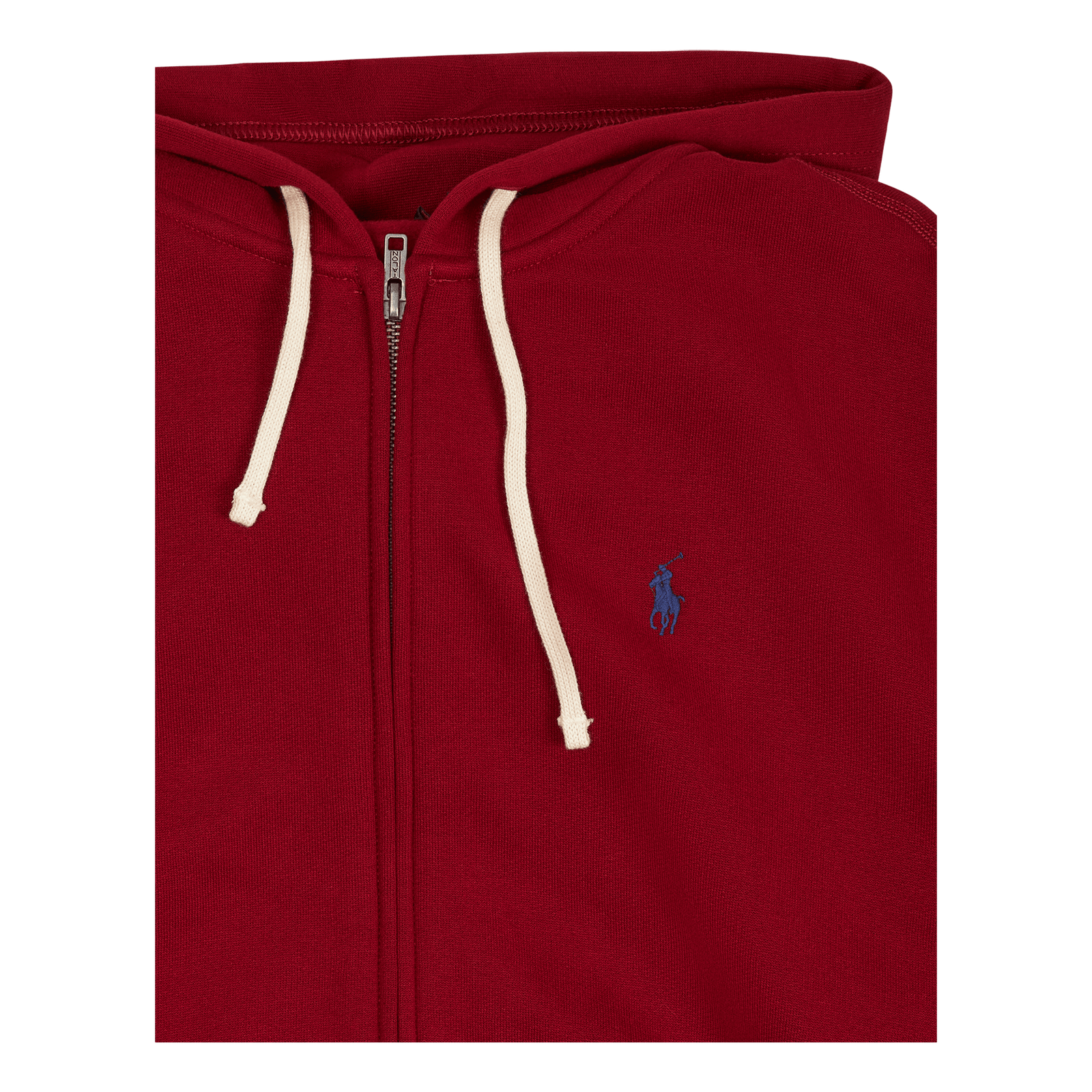 The RL Fleece Full-Zip Hoodie Holiday Red