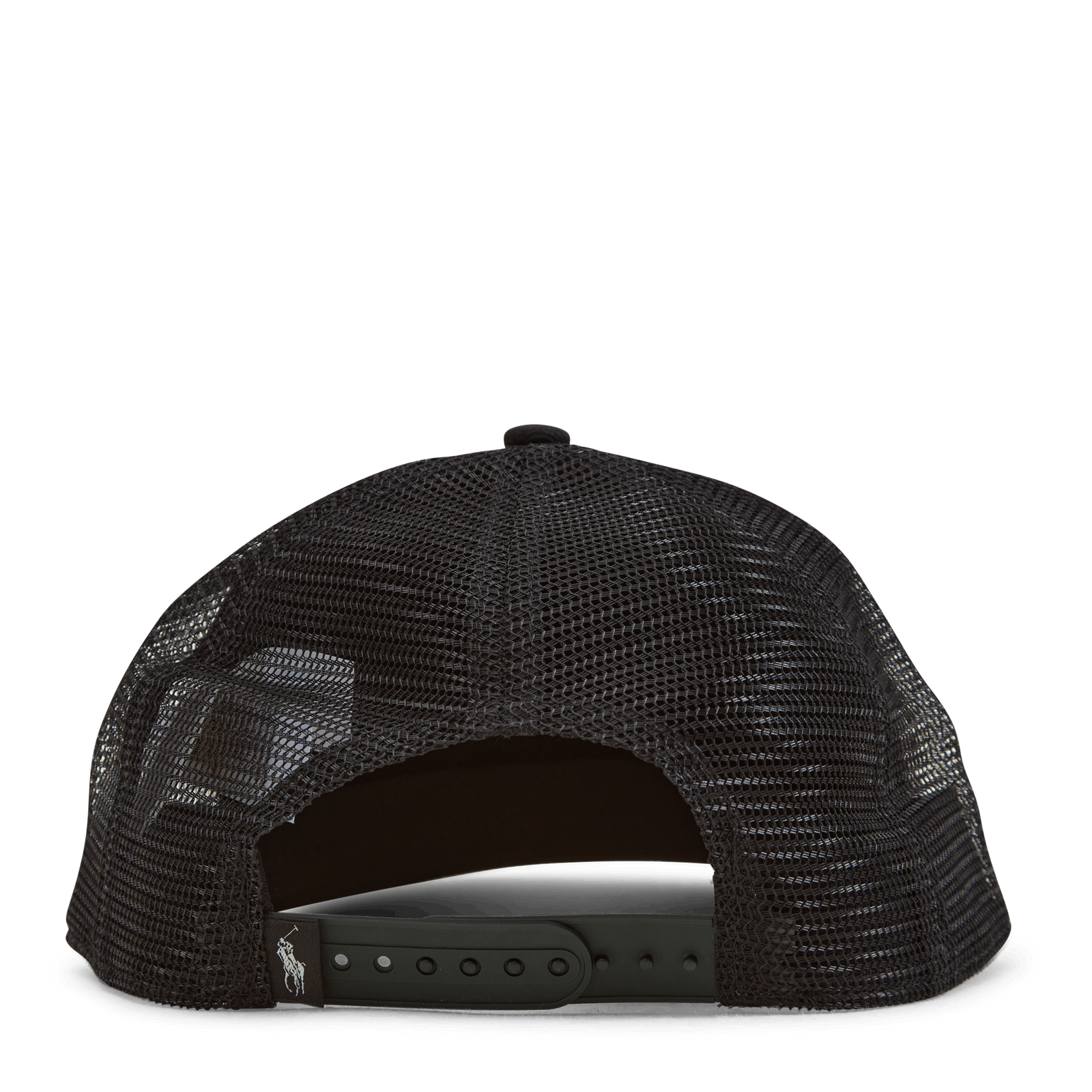 Twill Trucker Cap Polo Black